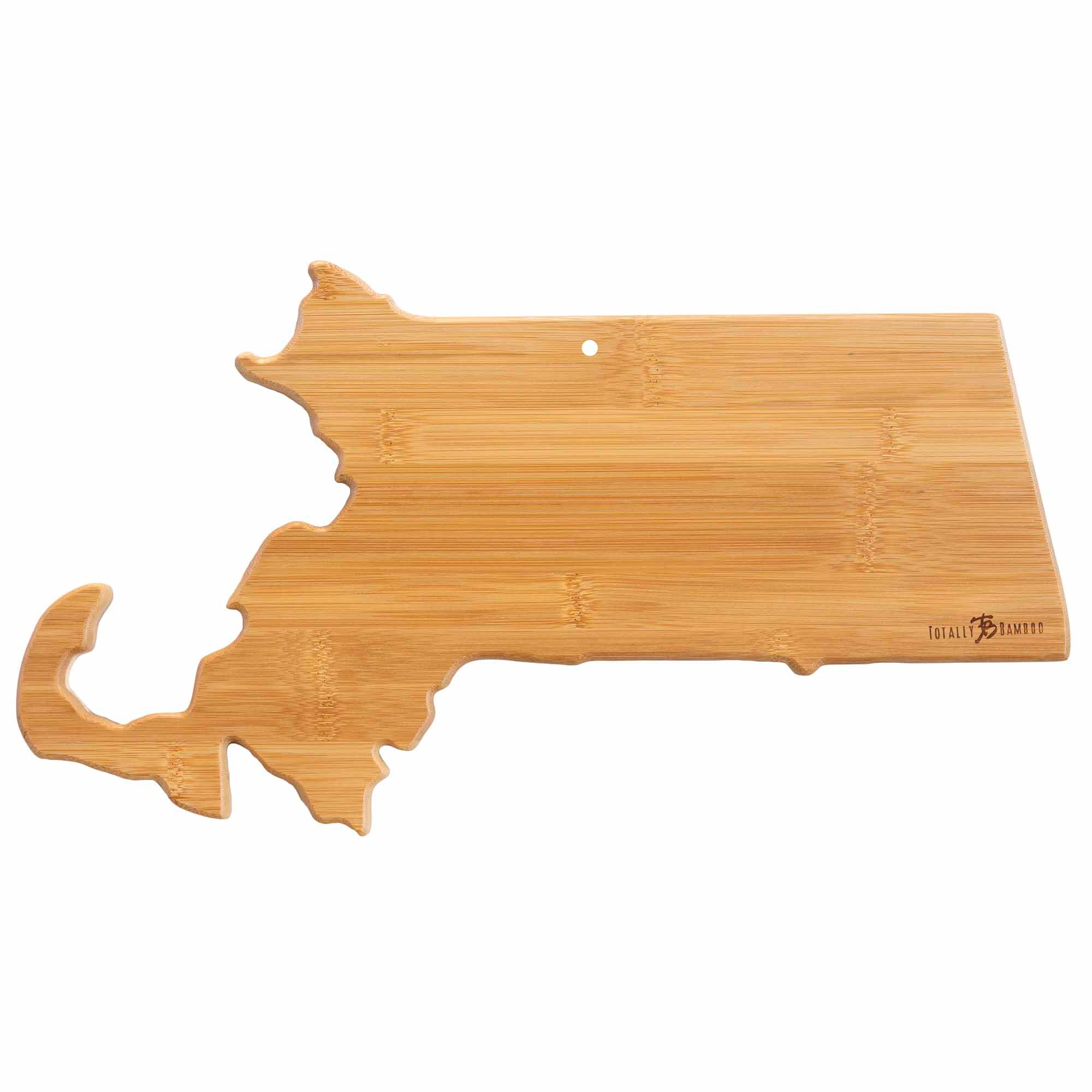 Premium Massachusetts-Themed Wooden Cutting Board - 16.75