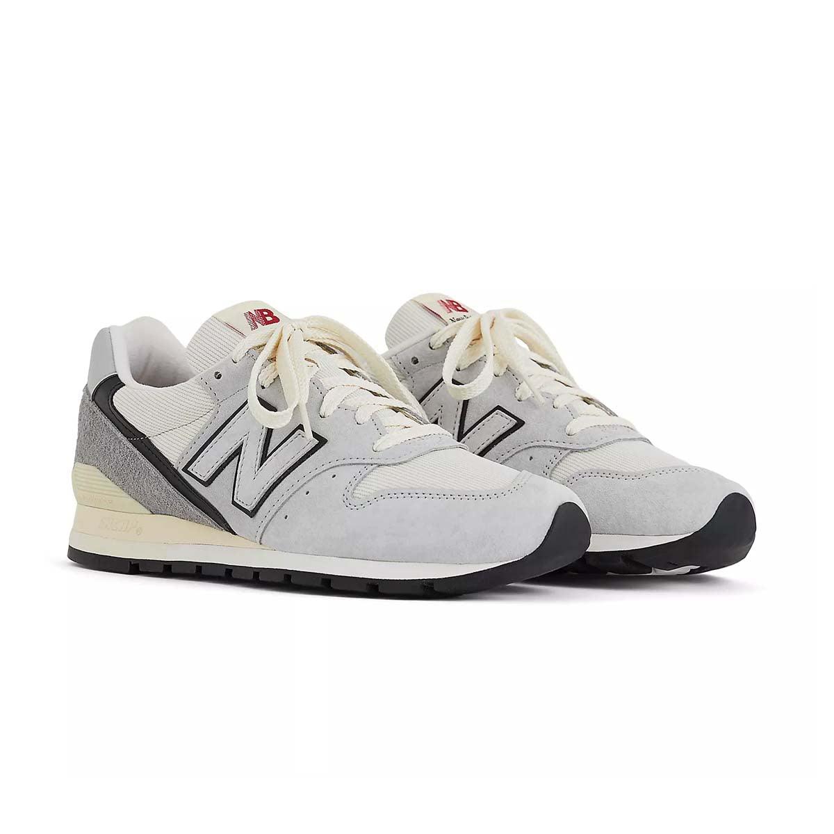 Original Title: in USA 996 'Grey Black'   Optimized Title: **Men's 996 Grey Black Sneakers - Lightweight Running Shoes for Men - Comfortable Casual Walking Shoes for Workout & Daily Wear**