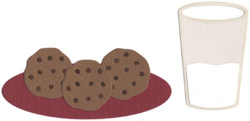 Quickutz We R Memory Keepers 4x4 Inch Cookie & Milk Craft Die - Perfect for Scrapbooking, Card Making, and DIY Paper Crafts