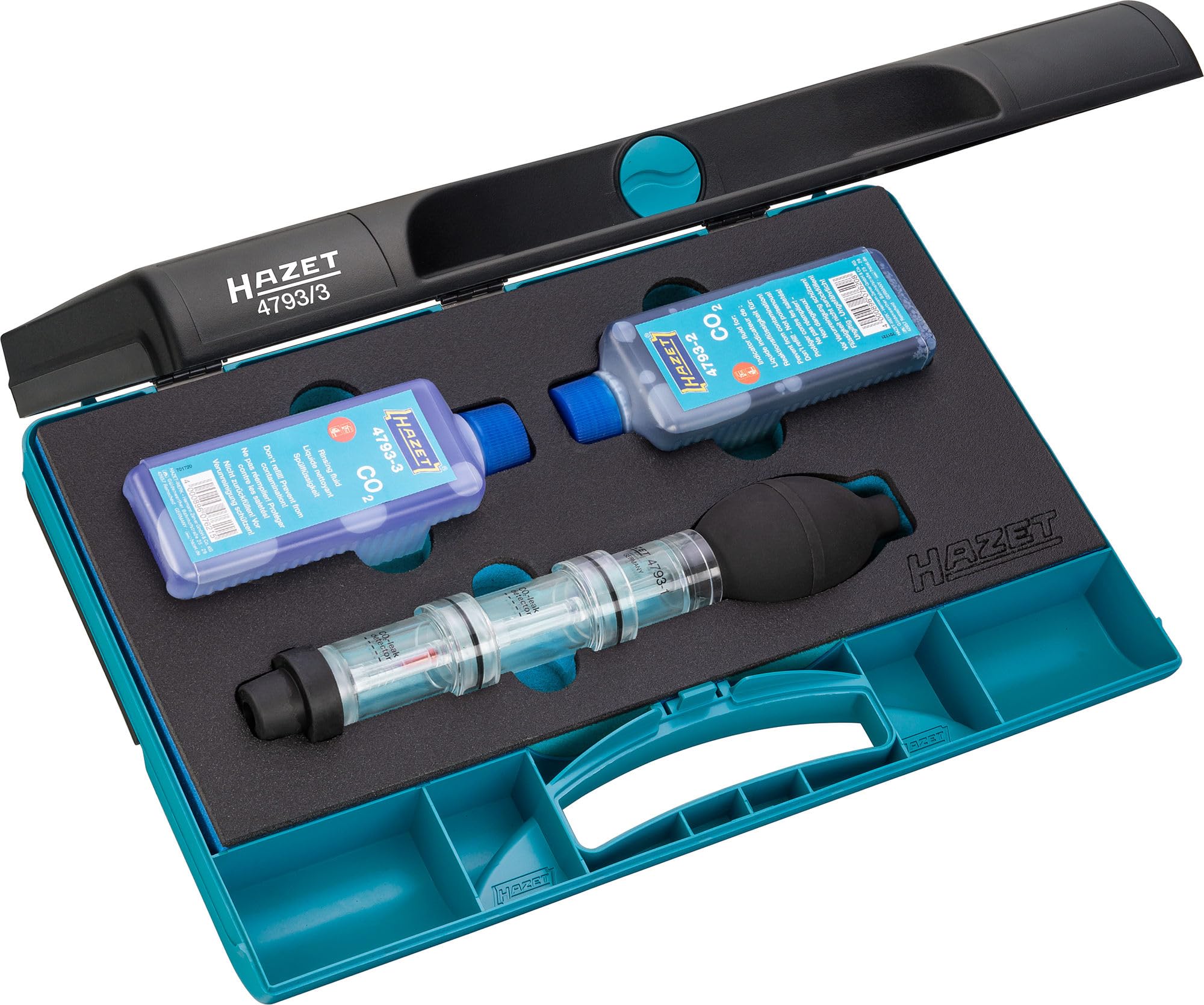 HAZET 4793/3 Professional Cylinder Head Tightness Tester Kit - Multi-Color for Automotive Engine Repair & Maintenance