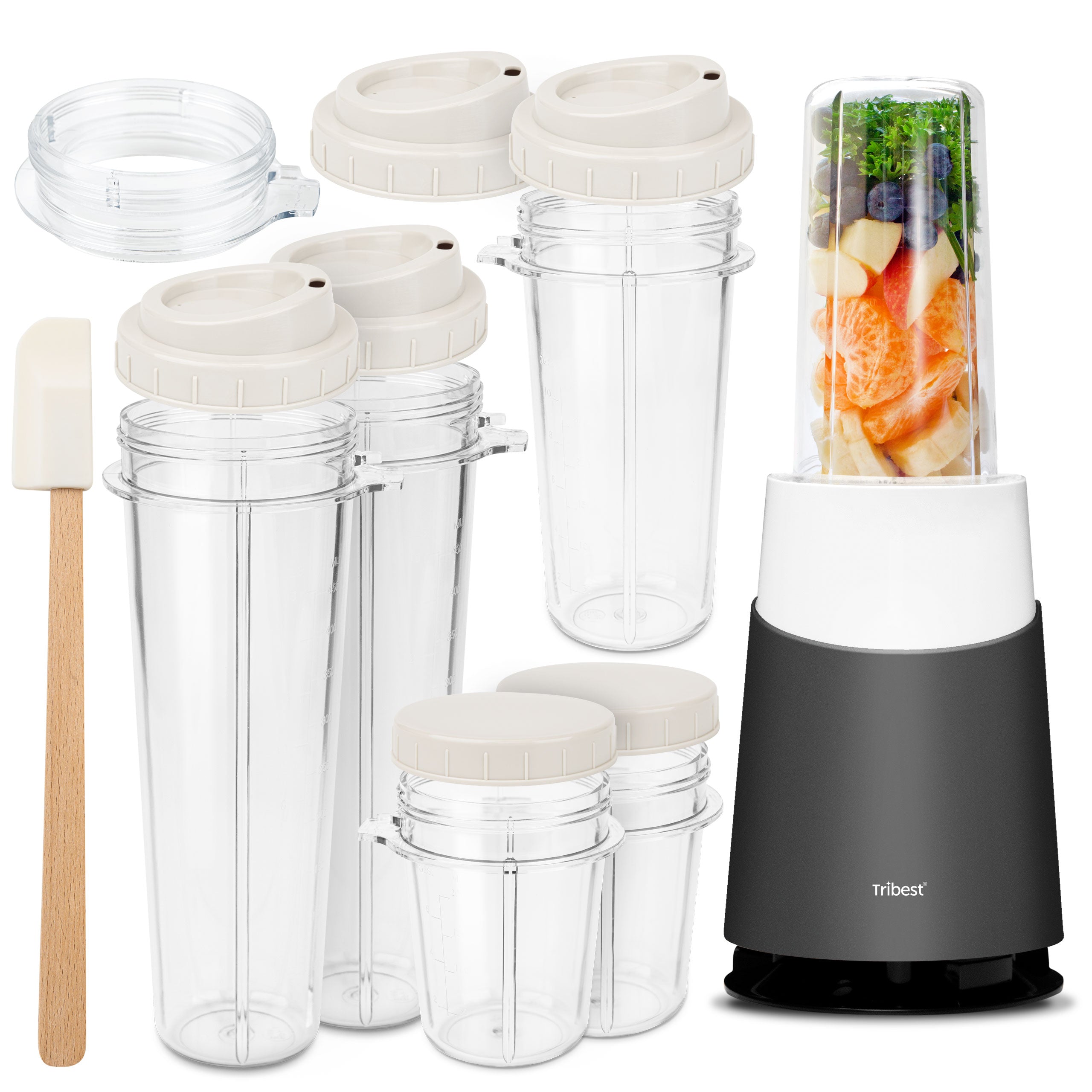 Personal Blender II® - 16-Piece Mason Jar Ready Blender Set for Smoothies, Shakes & Meal Prep | Perfect for Home, Office & Travel Use