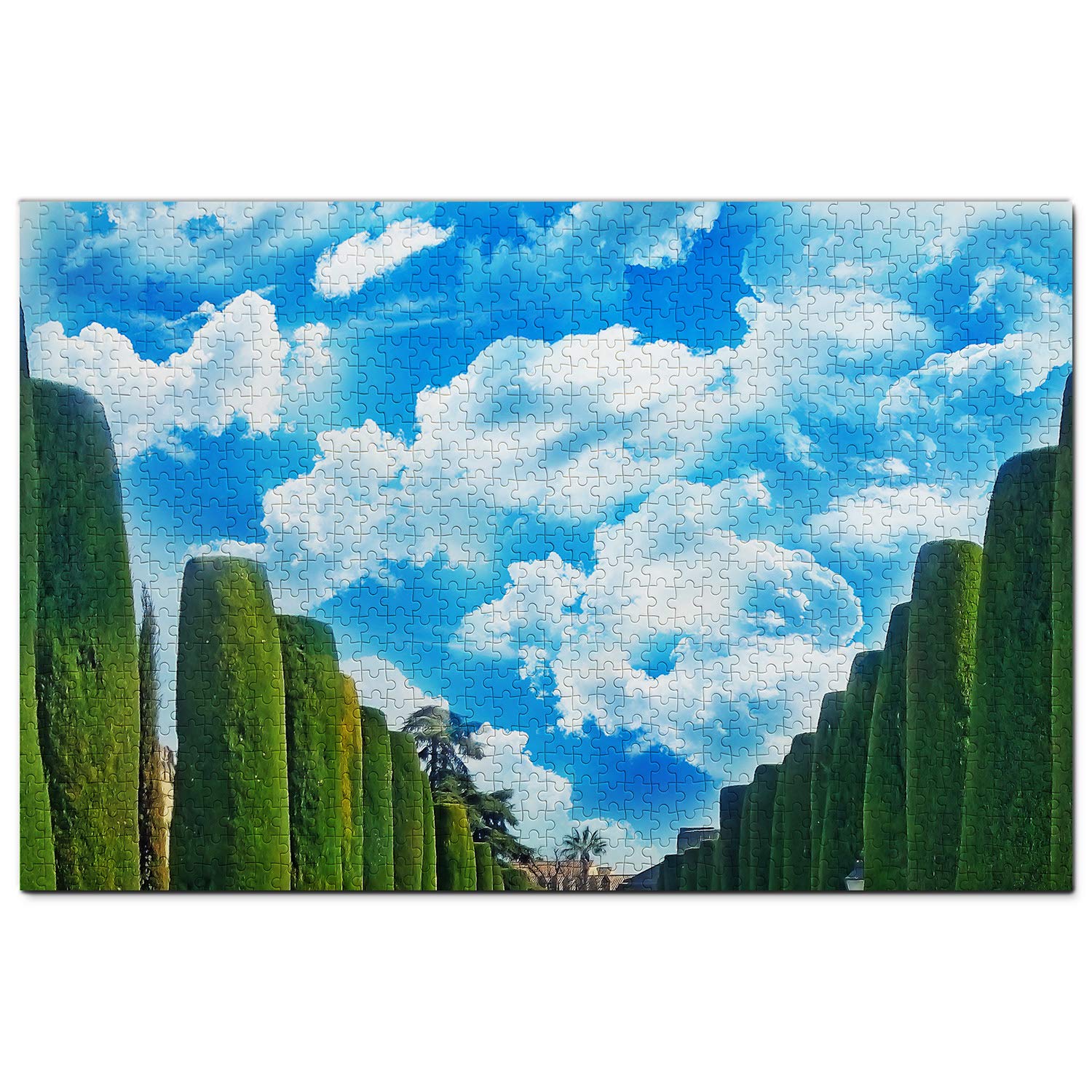 1000 Piece Spain Royal Palace of Cordoba Jigsaw Puzzle - Premium Wooden Travel Souvenir & Home Decor for Adults, Teens & Puzzle Lovers | Perfect for Relaxation, Family Bonding & Spanish Culture Enthusiasts