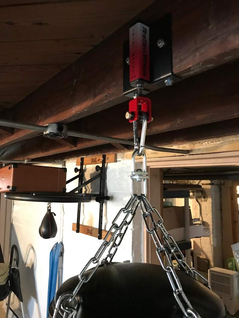 Heavy Duty Joist Mount 120 - Professional Punching Bag Hanger for Heavy Bags Up to 120 LBS - USA Made - Perfect for Home Gyms, Boxing Training & MMA Workouts