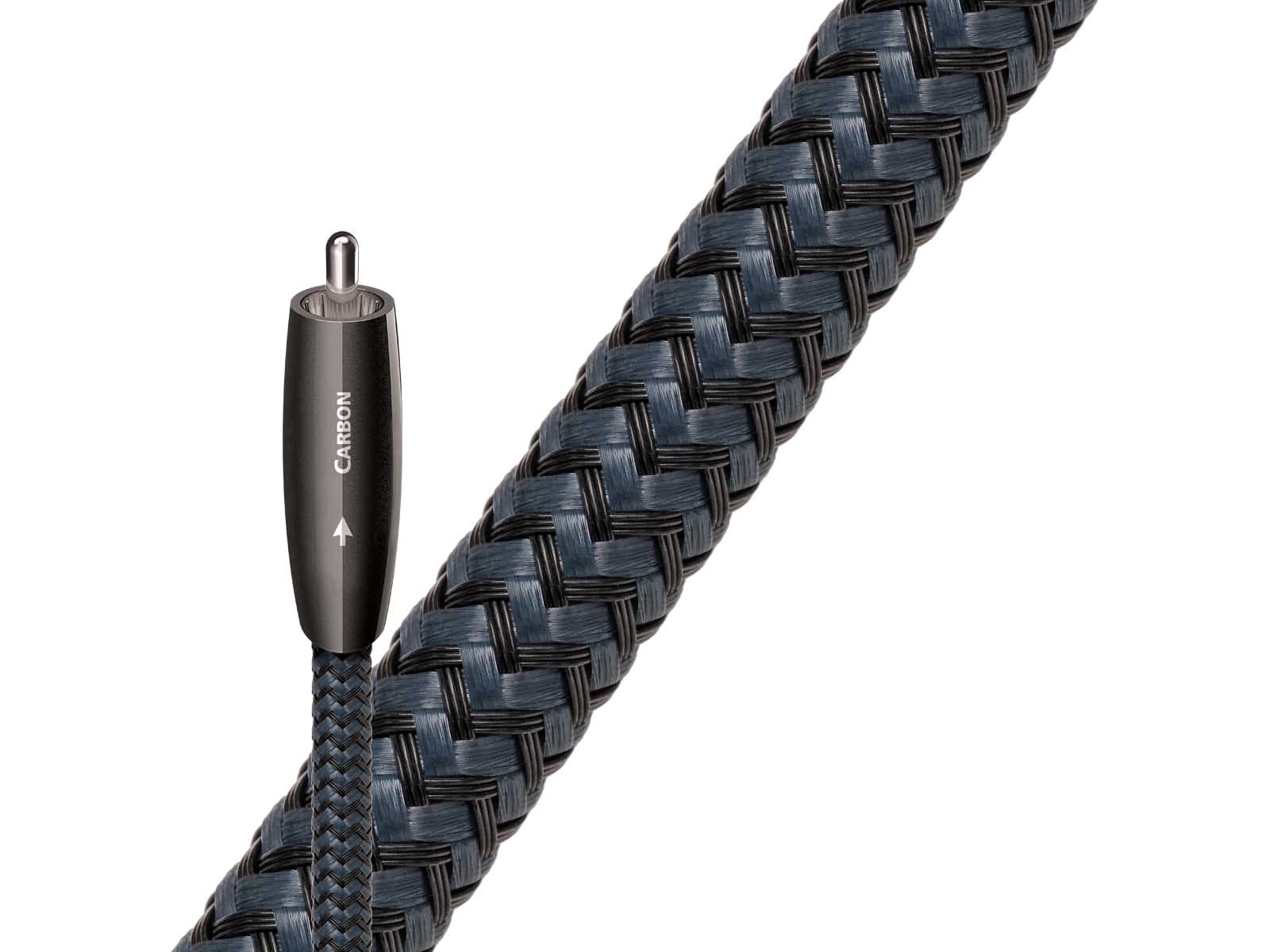Audioquest Carbon Coaxial Digital Audio Cable - High-Performance RCA Cable for Home Theater & Hi-Fi Systems - Perfect for Blu-ray Players, Soundbars & Audio Components