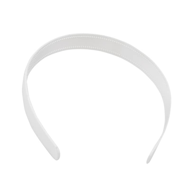 NAVMAV Non-Slip Plastic Headbands for Women - 6 Pack Hard Hair Bands with Teeth (Red, Black & White) | DIY Hair Accessories for Women & Girls | Perfect for Crafting, Salon Styling & Everyday Use