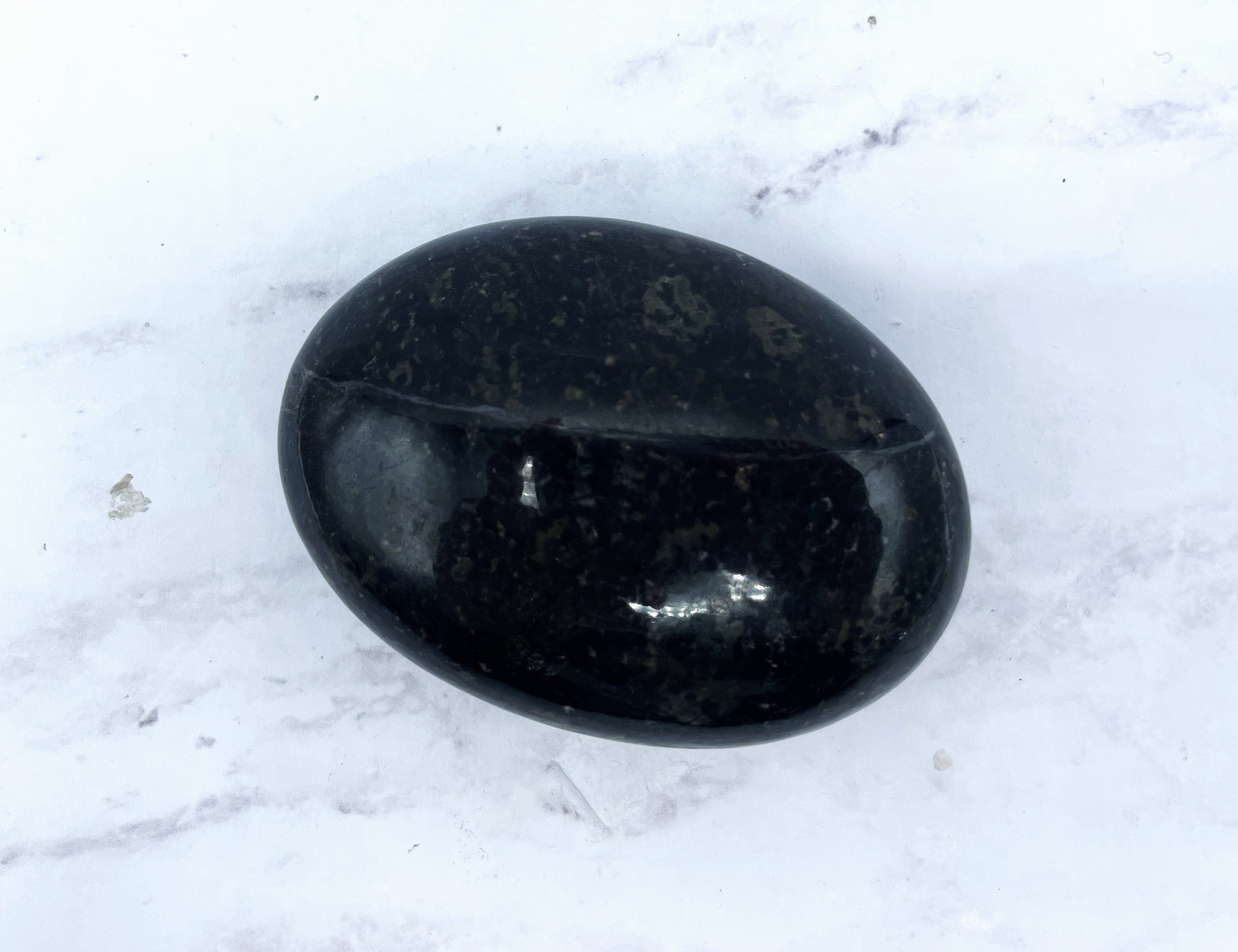 Coppernite Palm Stone - Natural Healing Crystal for Stress Relief & Meditation - Perfect for Yoga, Reiki, and Spiritual Practices