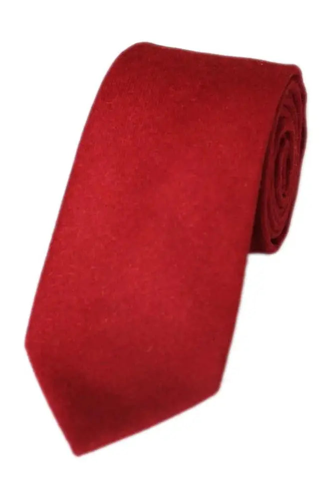LA Smith Plain Country Ties for Men - Classic Cotton Neckties for Casual & Western Wear - Perfect for Weddings, Rodeos & Country Music Events