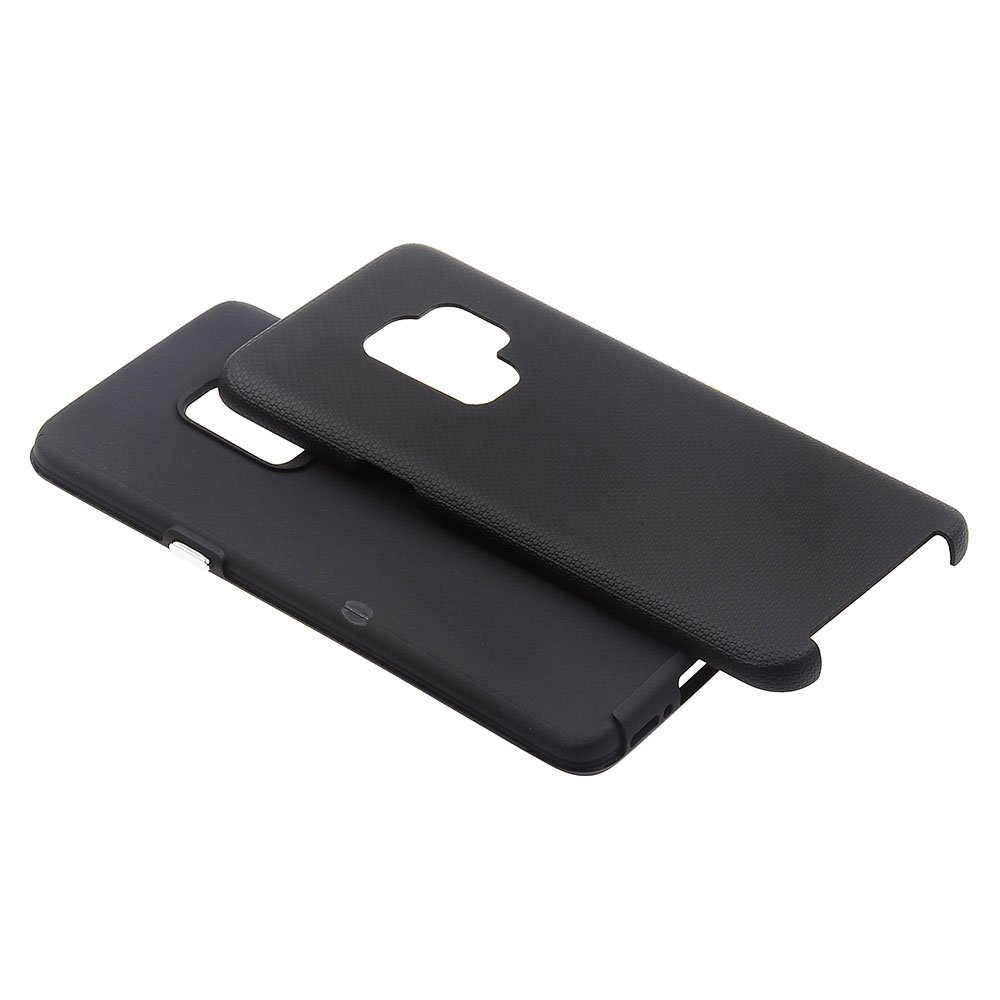 Durable Shockproof Cube Design Phone Case for Samsung Galaxy S9 - Slim Protective Cover with Anti-Slip Grip (Black) | Perfect for Everyday Use, Work & Outdoor Activities