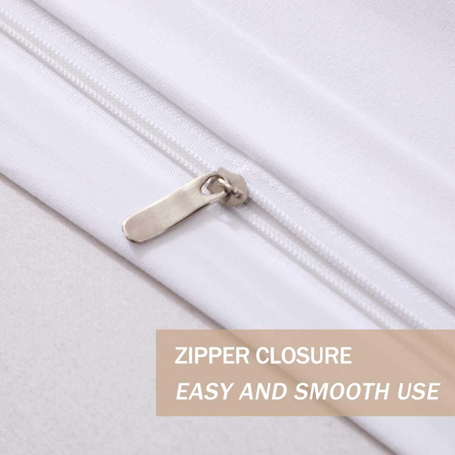 Premium 3-Piece 100% Egyptian Cotton Duvet Cover Set - 600 Thread Count, Zipper Closure & Corner Ties - Luxurious King/Cal-King Size Bedding in Ivory - Perfect for Master Bedrooms, Guest Rooms & Luxury Hotels