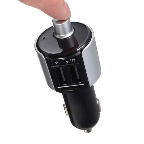 Wireless Bluetooth FM Transmitter for Car - MP3 Player, USB Car Charger & Hands-Free Calling - Perfect for Road Trips & Commuting