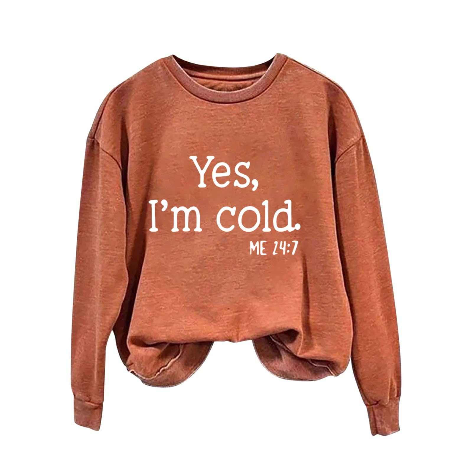 HUMMHUANJ Women's Hoodless Crew Neck Pullover Sweater | Casual Comfortable Fall Sweatshirt | Perfect for Autumn Outfits, Weekend Wear & Cozy Layering