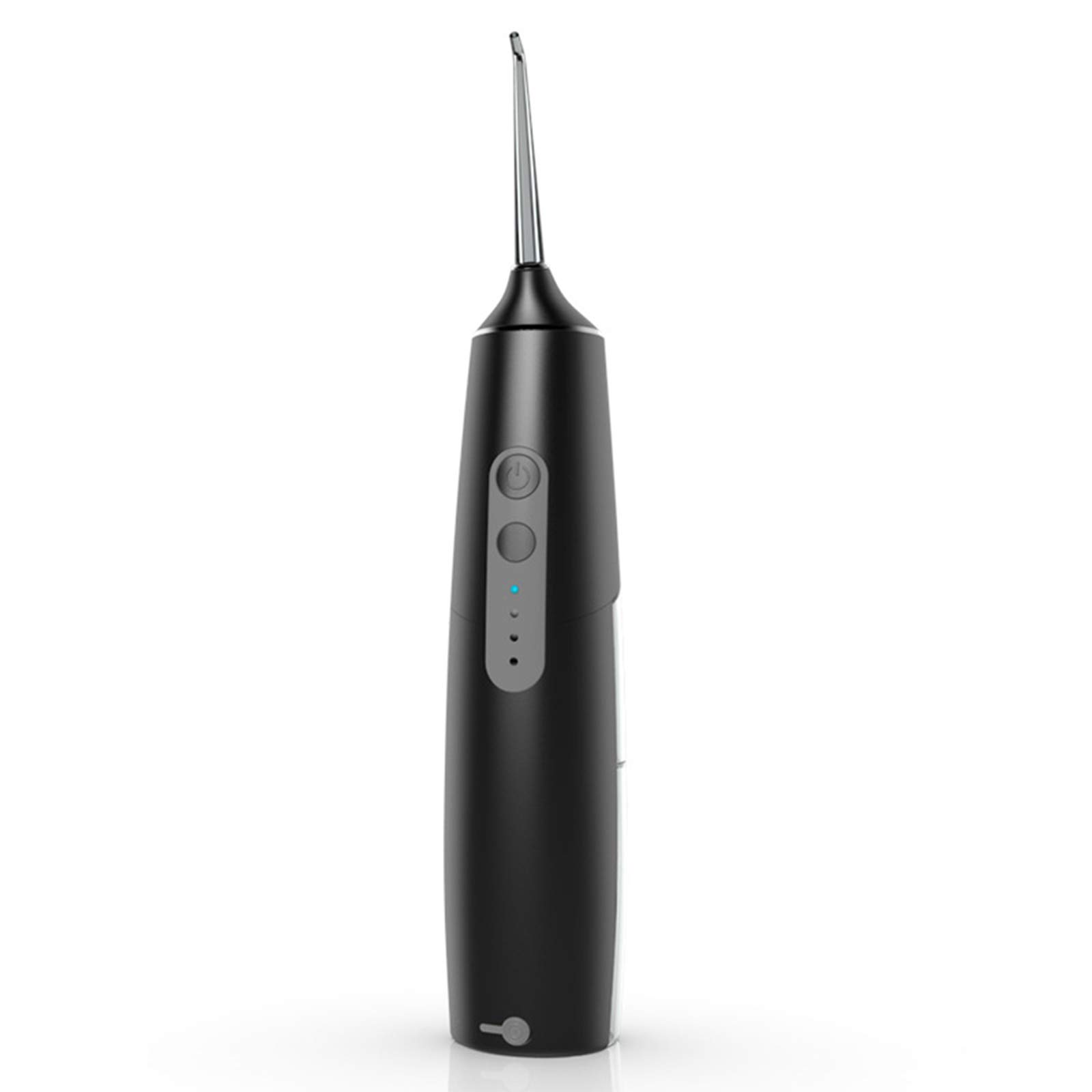 AWJK Cordless Water Flosser for Teeth Cleaning - 195ML Portable Oral Irrigator with 3 Modes & 4 Jet Tips, IPX7 Waterproof, USB Rechargeable - Perfect for Travel, Office & Home Dental Care (Black)