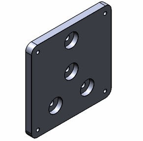 Paramount MX Base to Pier Adaptor Plate - Heavy Duty Telescope Mounting Bracket for Astronomy Enthusiasts - Perfect for Backyard Stargazing and Astrophotography