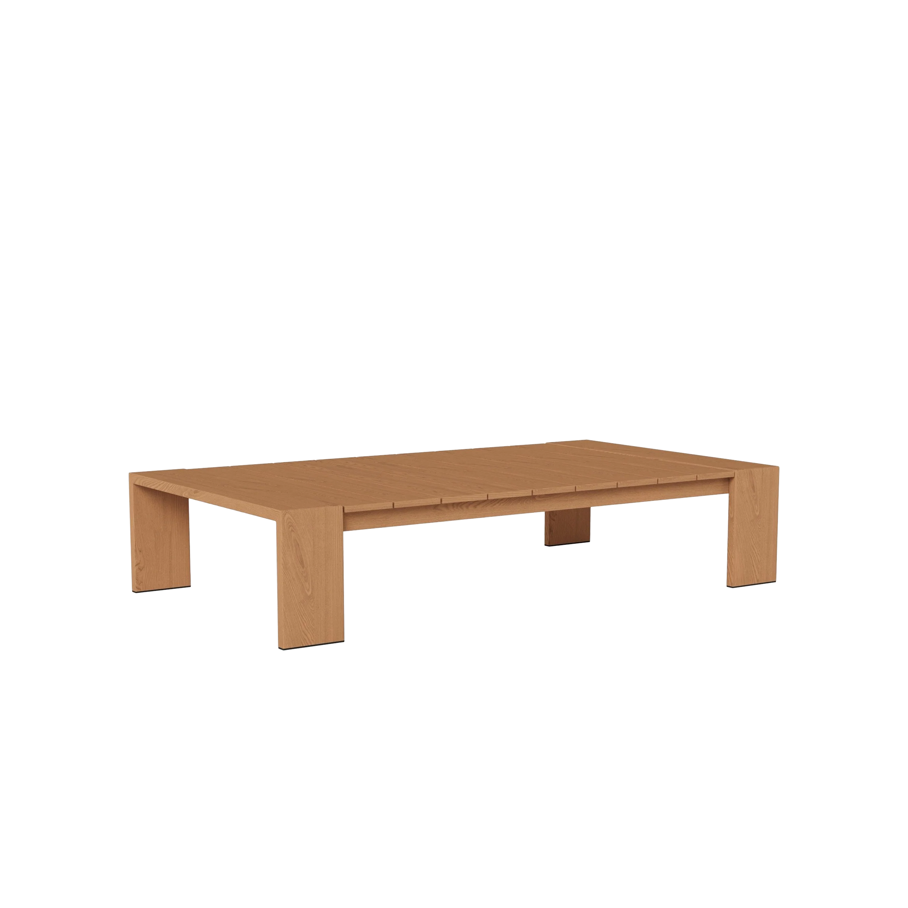 Hayman Teak Coffee Table - Solid Teak Wood Modern Coffee Table for Living Room, Durable & Stylish - Perfect for Home Decor, Lounge, and Office Use
