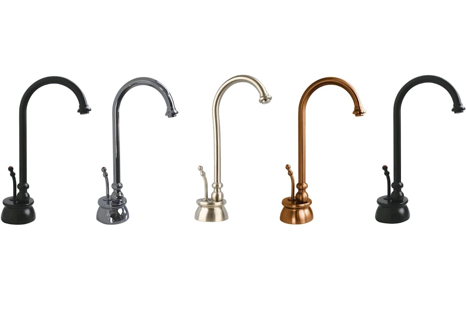 Westbrass D261-NL-11 10-Inch Calorah Single Handle Hot Water Dispenser Faucet in Antique Copper Finish - Tank Sold Separately | Perfect for Kitchen Sink, Coffee & Tea Brewing, Instant Hot Water Dispensing