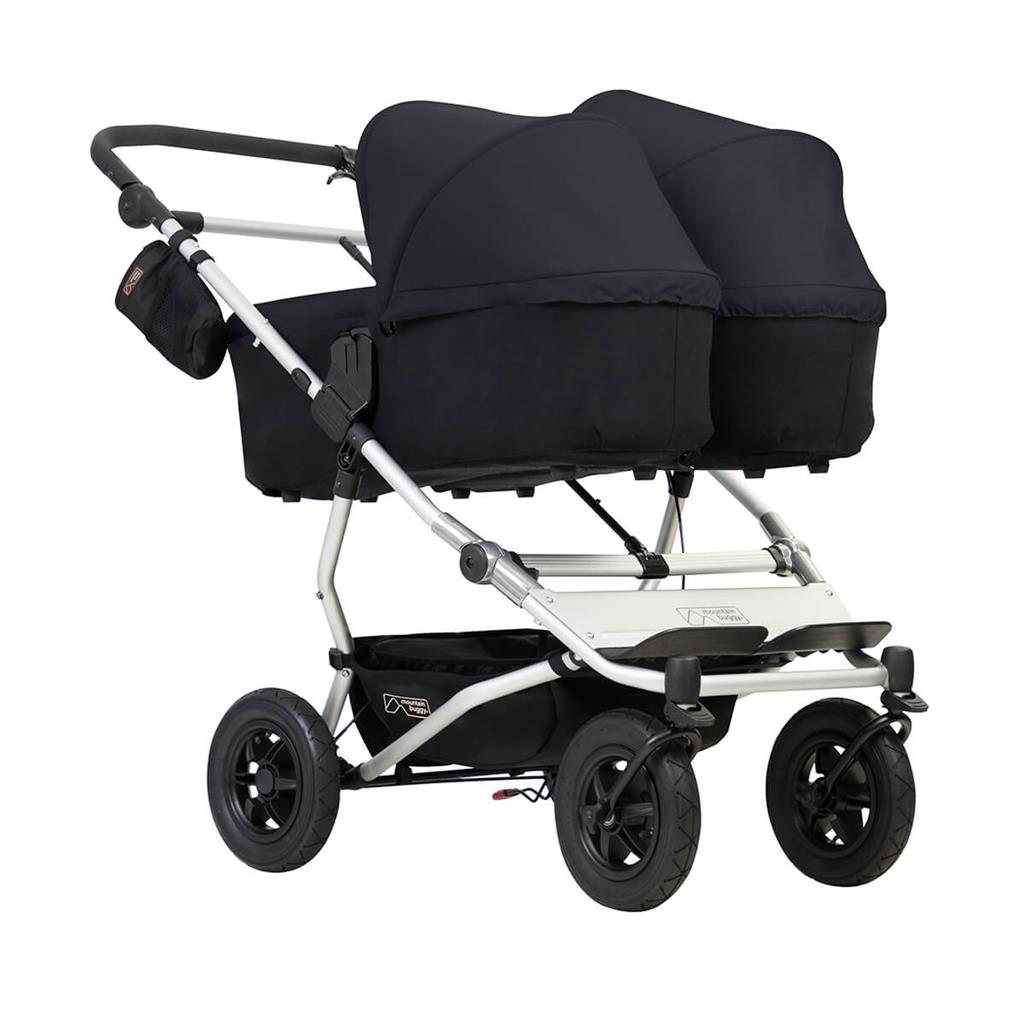 Mountain Buggy Carrycot Plus for Duet Double Stroller - Open Box | Premium Baby Bassinet for Twins | Perfect for Travel, Shopping & Outdoor Adventures