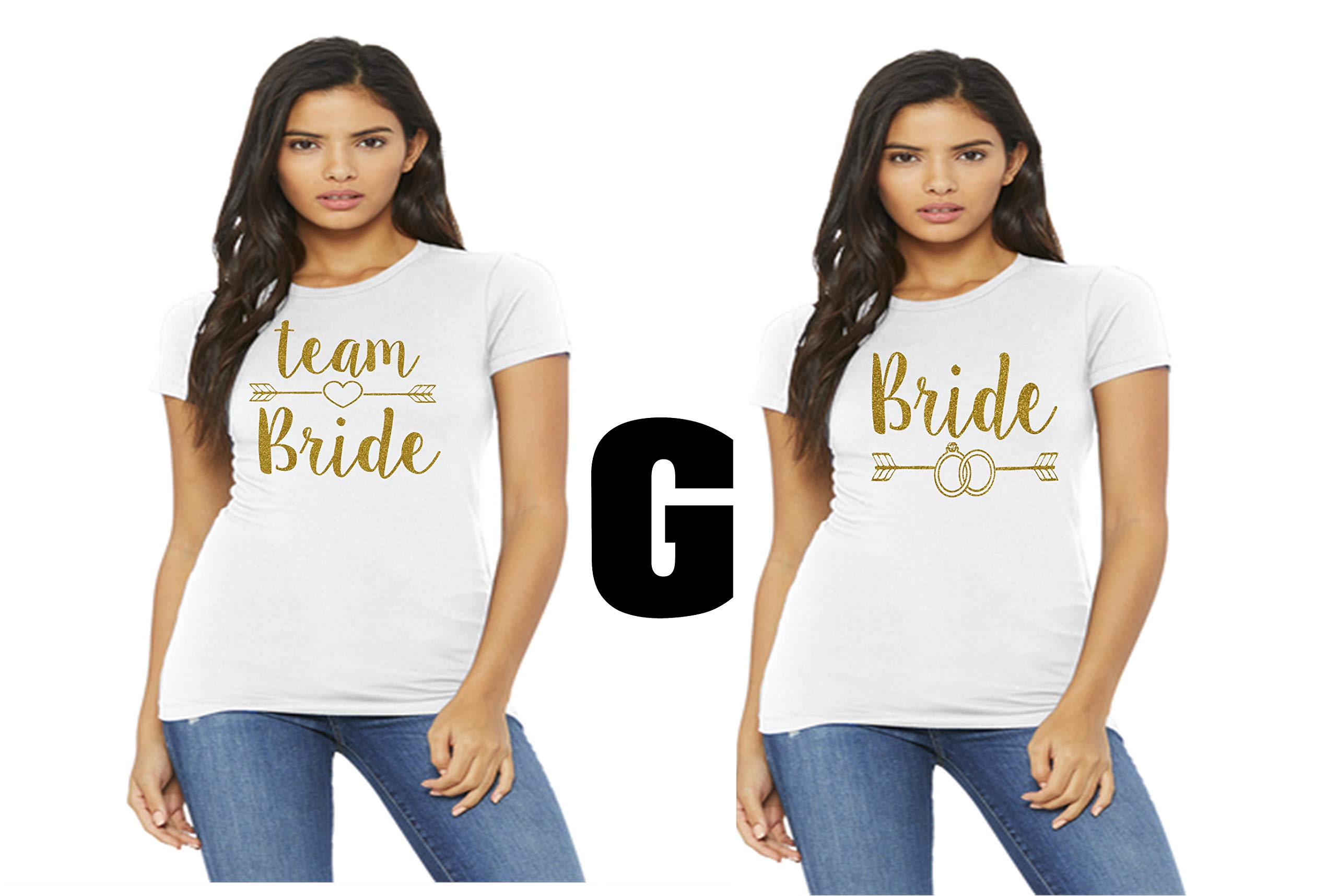SEC Apparel Bride's Babe Vinyl Iron On Transfer - Team Bride Design for DIY T-Shirts, Wedding Party, Bachelorette Gifts & Bridal Squad Apparel (Size S)