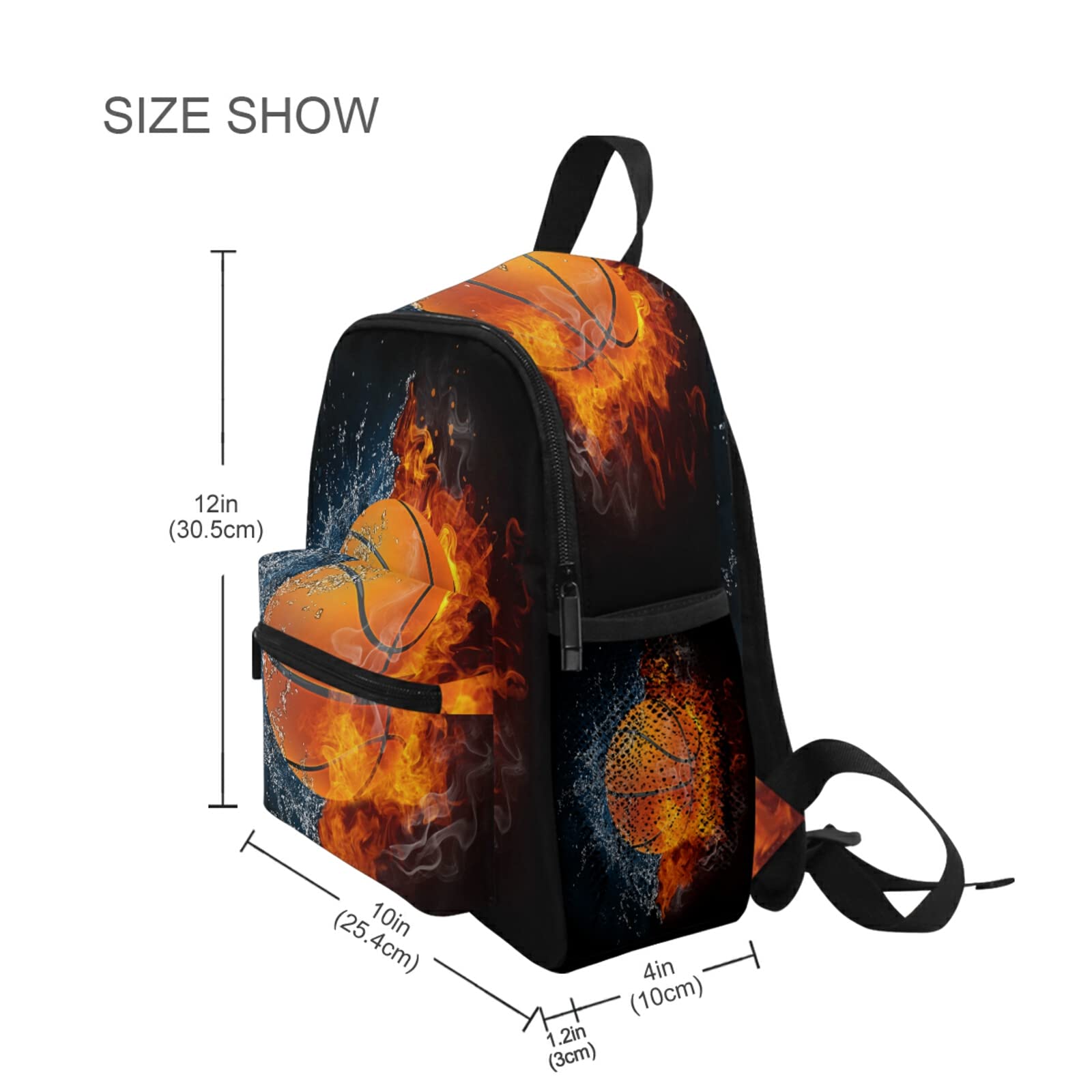 AUUXVA Kids Basketball Backpack - Sports School Bookbag for Boys & Girls, Toddler Diaper Bag for Preschool & Nursery - Perfect for School, Travel & Sports Activities