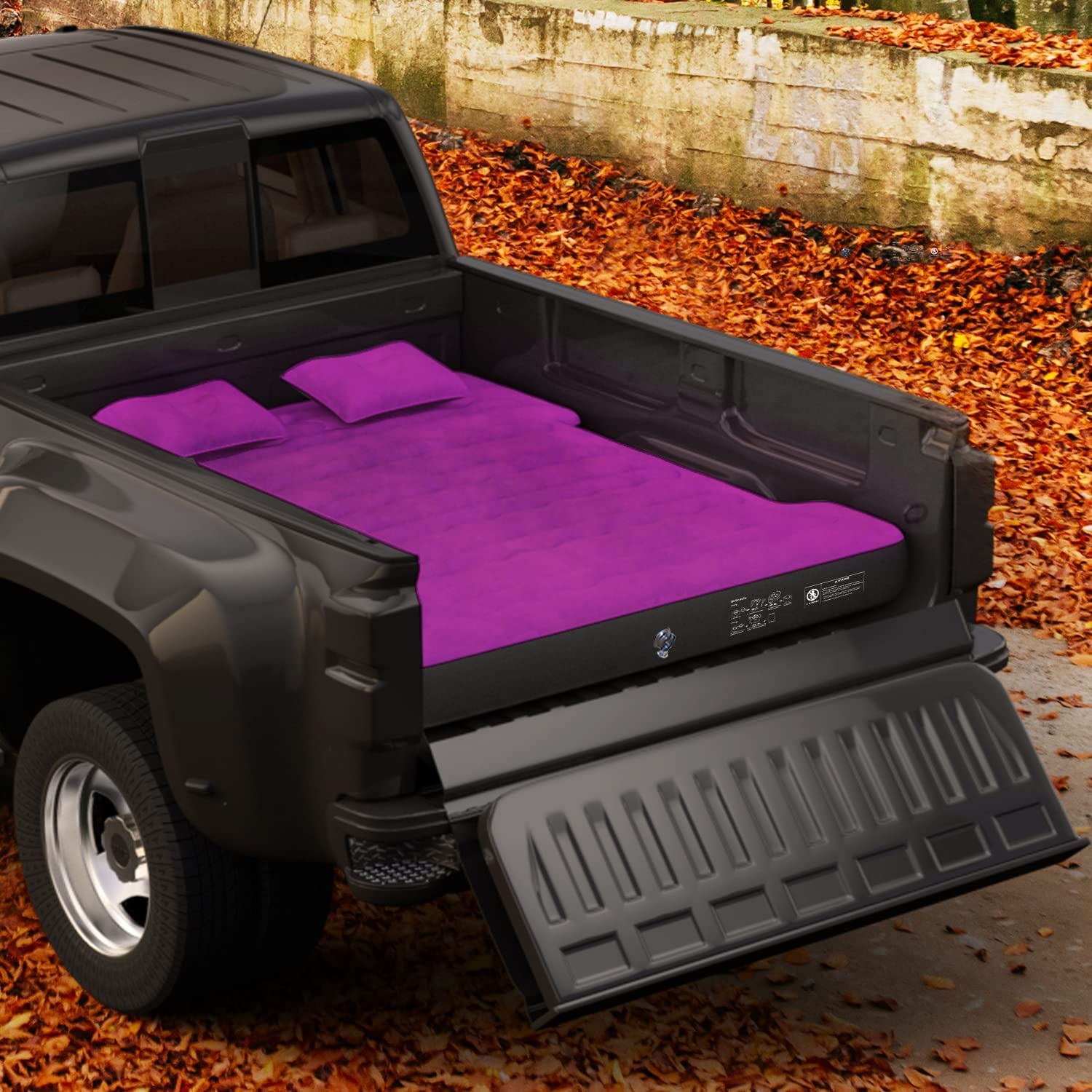 **Umbrauto Truck Bed Air Mattress - Inflatable Mattress for 5.5-5.8Ft Short Truck Beds | Includes Pump & Carry Bag | Perfect for Camping, Road Trips & Outdoor Adventures**