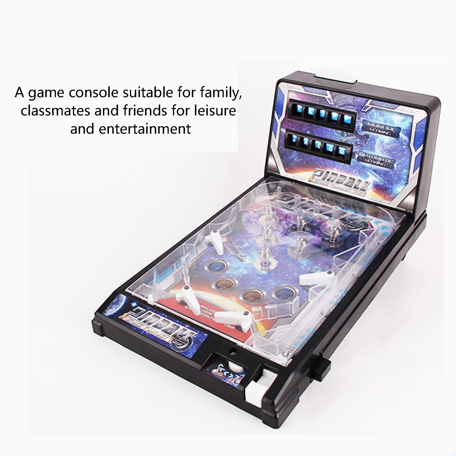 Kids Pinball Machine Toy - Electronic Arcade Game for Children | Fun Tabletop Puzzle Pinball Game for Home & Party Play