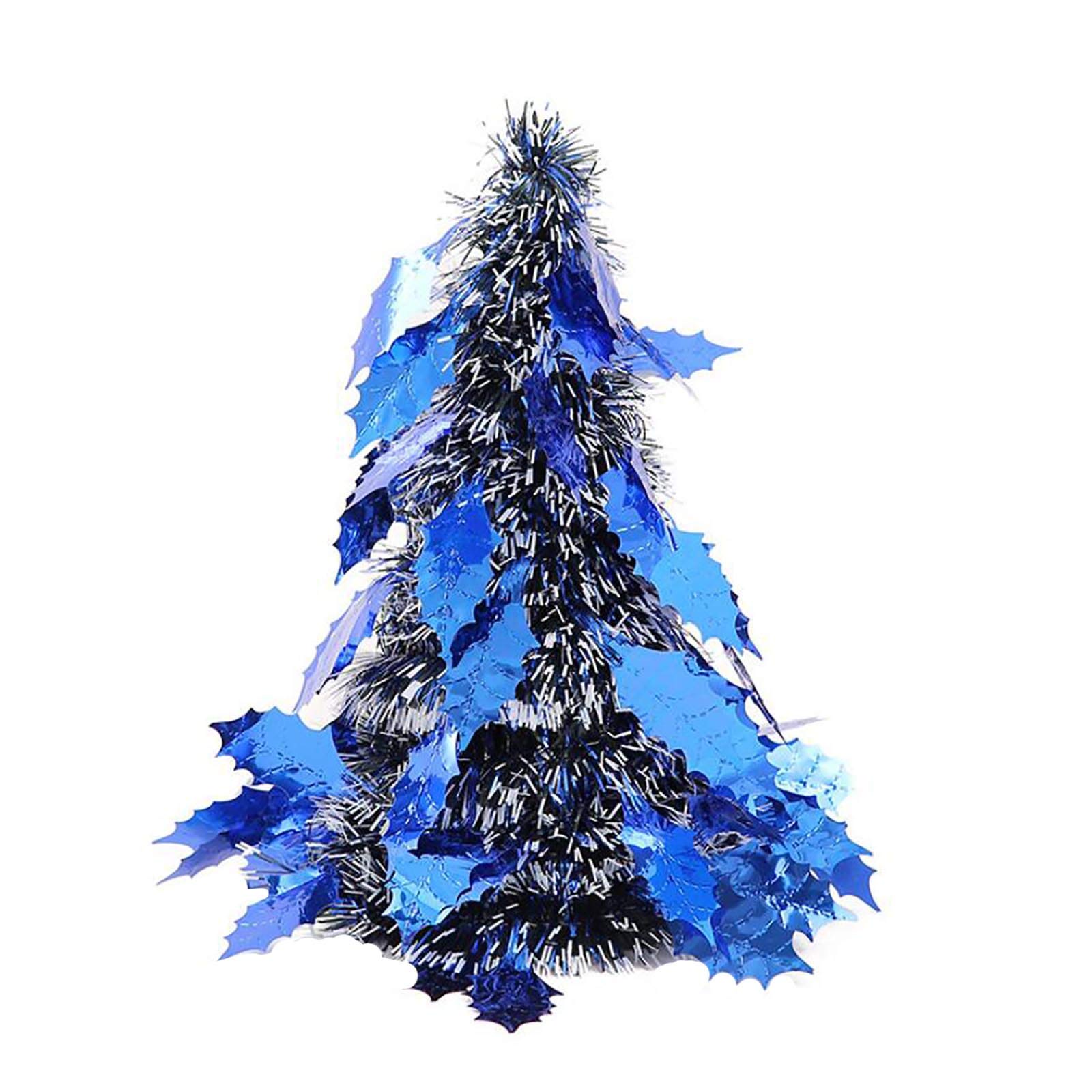 Mini Christmas Tree Decorations for Home - Creative Desktop Gnome Tree with Leaves, Perfect for Holiday Decor, Gifts & Festive Tabletop Displays