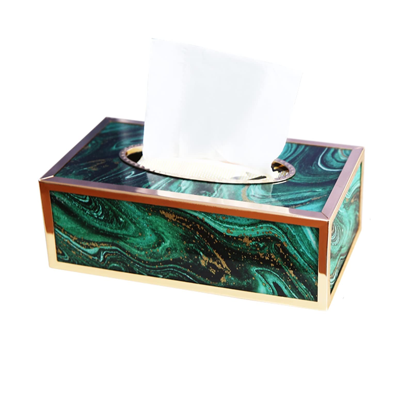 European-Style Tissue Box Holder - Decorative Home & Office Paper Tissue Holder - Handcrafted Creative Decor for Living Room, Bedroom, or Desk (Color: C)