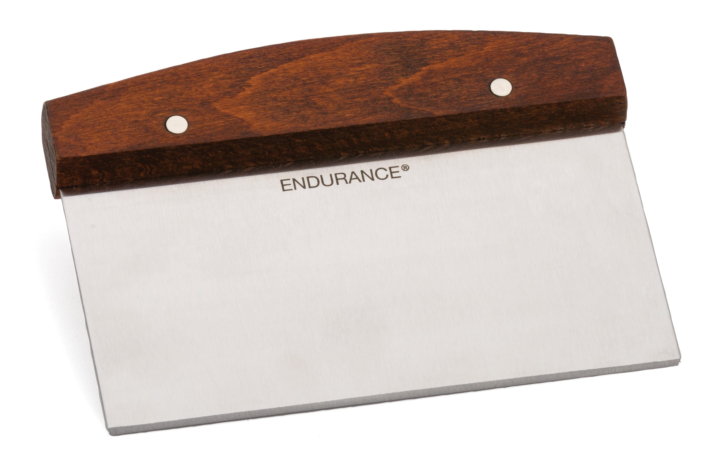 RSVP Bench Scraper - Stainless Steel Dough Cutter & Pastry Scraper for Baking - Perfect for Bread Making, Pizza Dough, and Cookie Cutting - Essential Kitchen Tool for Home Bakers