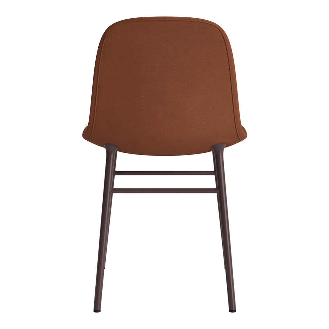 Modern Form Chair with Sturdy Metal Legs & Comfortable Upholstery - Perfect for Home Office, Living Room, or Dining Room Decor