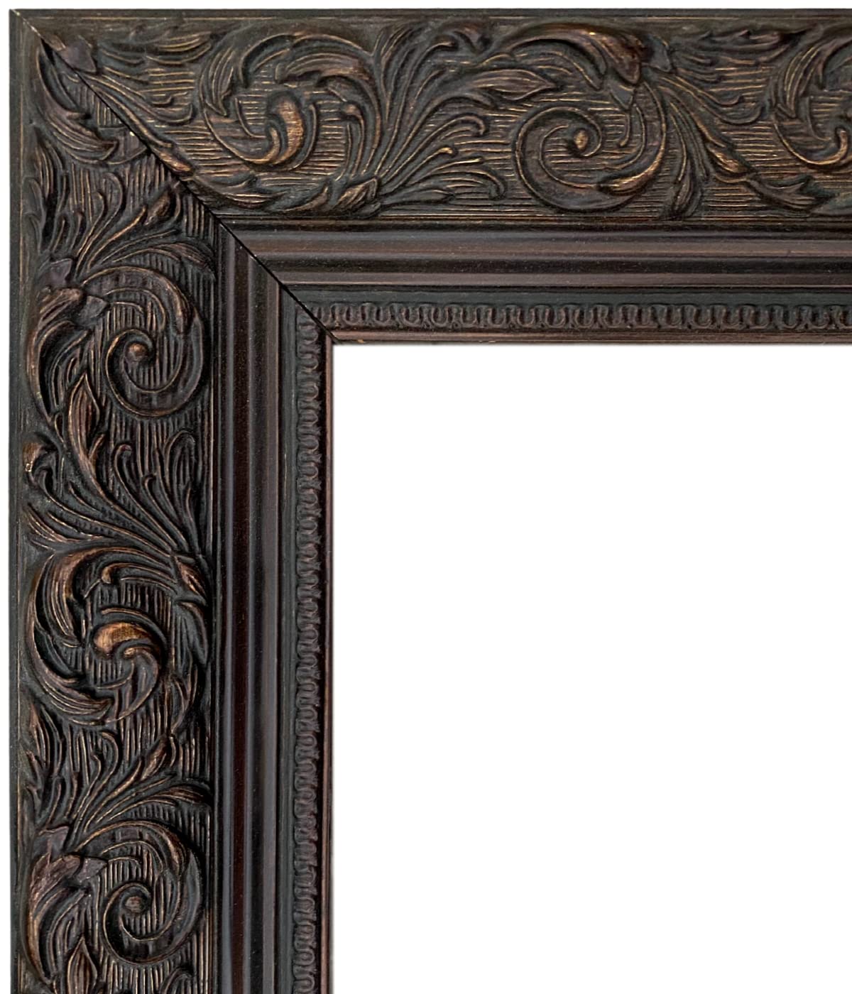 West Frames Bella French Ornate Embossed Wood Wall Picture Frame 2.5