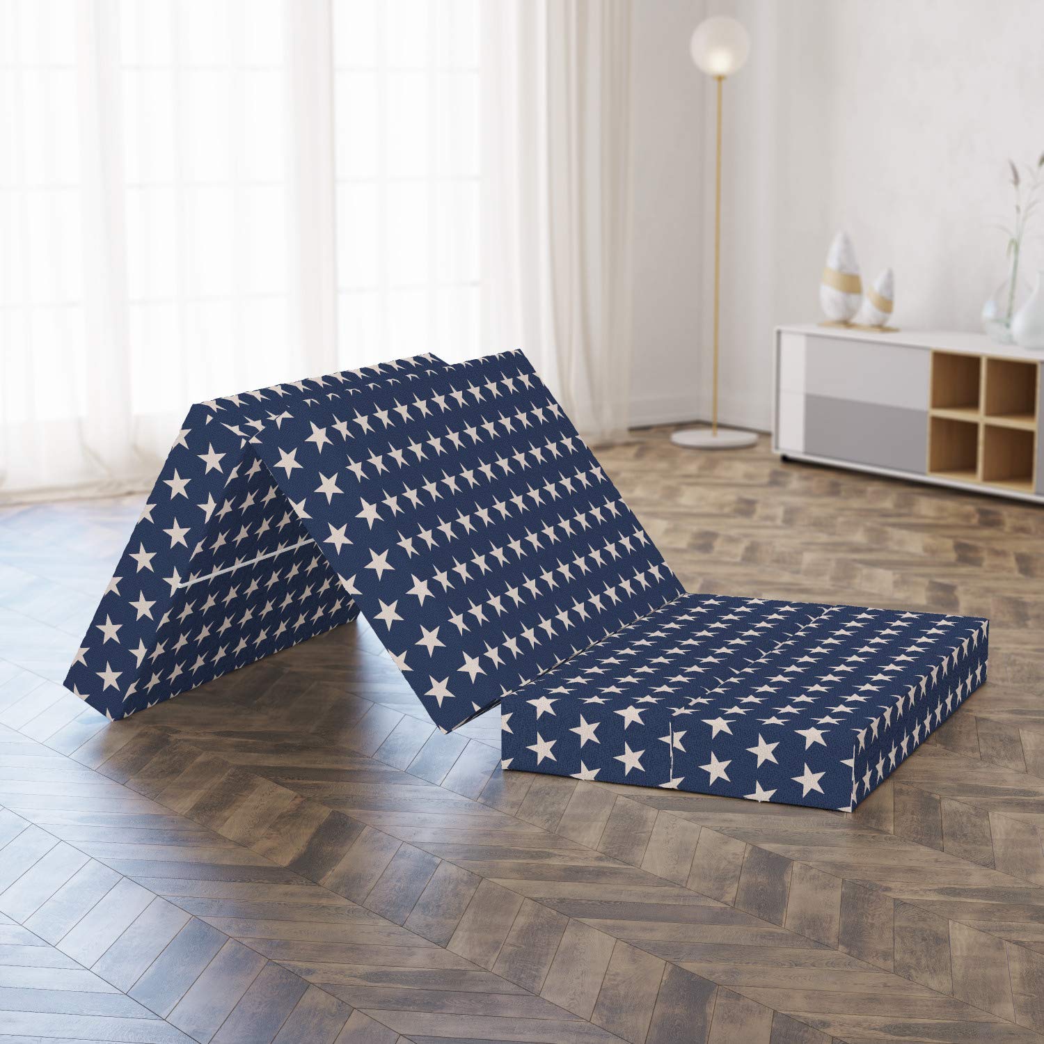 Ambesonne Patriotic Freedom Foldable Mattress - 74.8