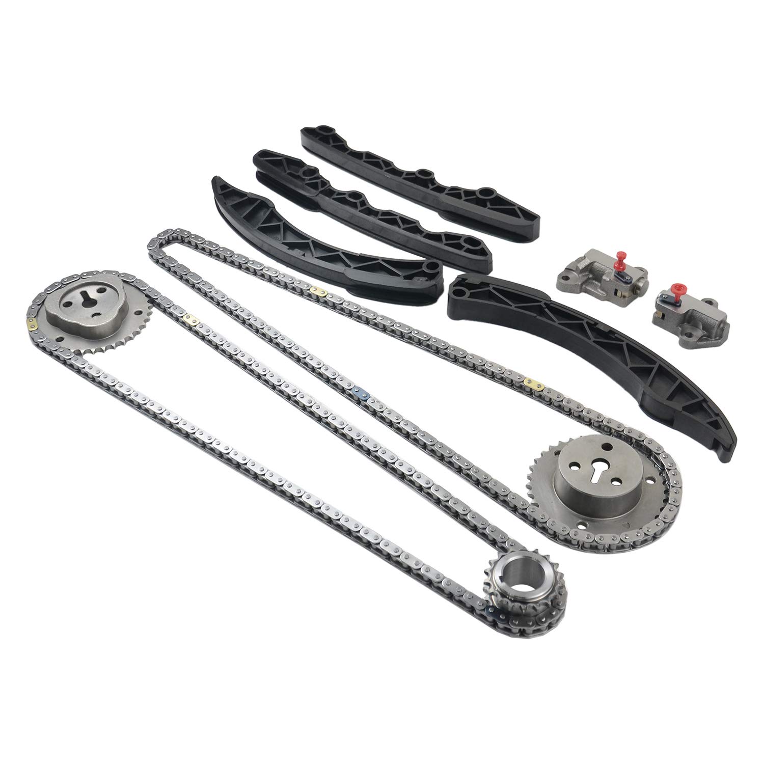 High-Quality Timing Chain Kit (Chain + Tensioner + Rail) - Compatible with Subaru Forester, Impreza, BRZ, WRX, XV & Scion FR-S FA20 - OE# 13143AA110, 13142AA103, 13141AA080 - Perfect for Engine Repair & Maintenance