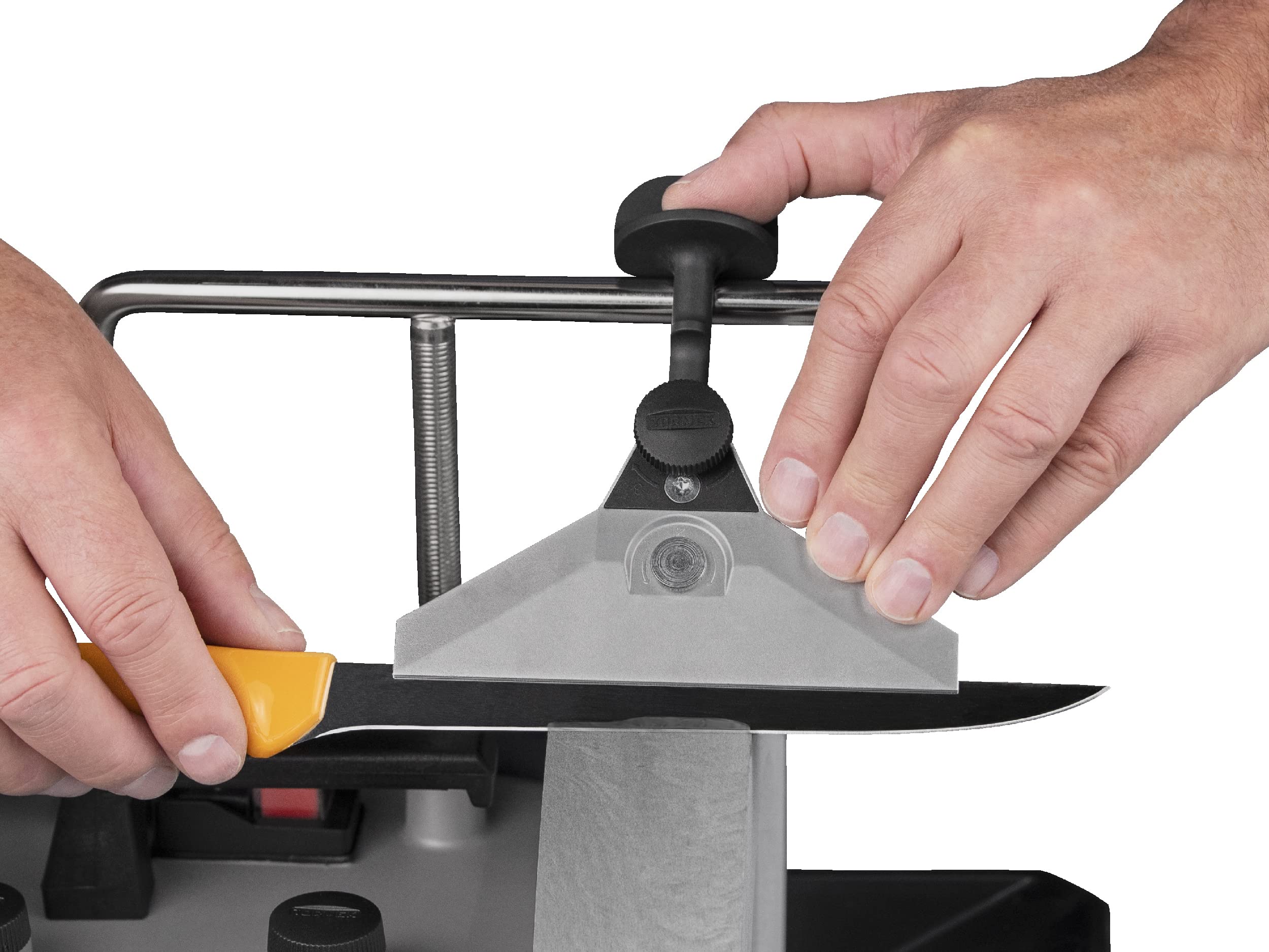 Tormek KJ-140 Wide Centering Knife Jig for Long Flexible Knives - Professional Sharpening Attachment for Tormek T-8, T-7, T-4, T-3 Sharpening Systems - Perfect for Kitchen, Hunting, and Woodworking Knives