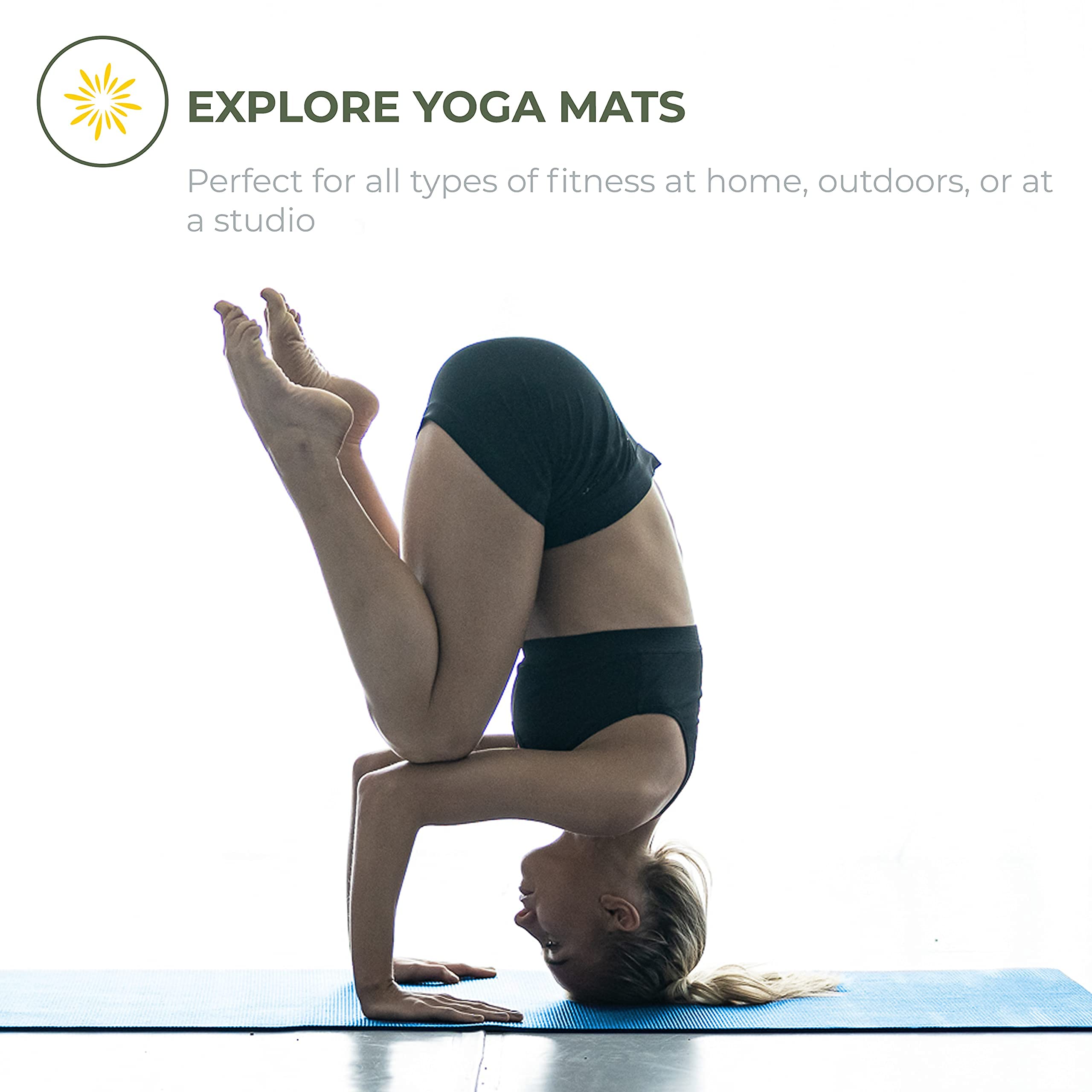 Sunshine Yoga 10-Pack Non-Slip Yoga Mats - 68
