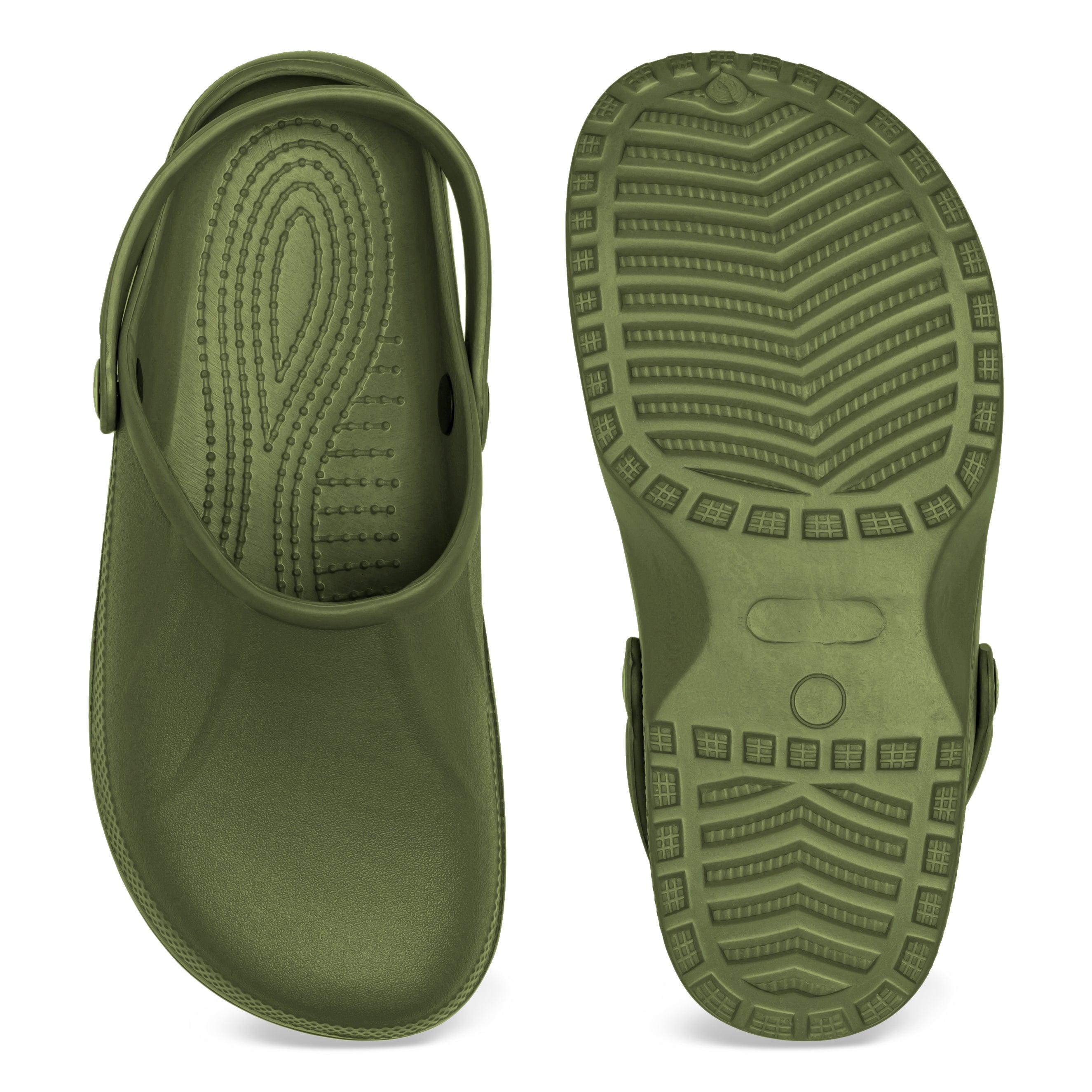 Men's Allonby Classic Garden Clogs - Wide Fit Comfortable Slip-On Shoes for Outdoor Work, Gardening & Beach Use