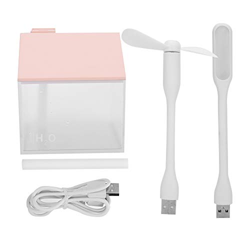 3-in-1 USB Humidifier with Romantic LED Lights - Large Capacity Air Humidifier for Home, Office & Bedroom - Perfect for Dry Skin Relief, Aromatherapy & Better Sleep