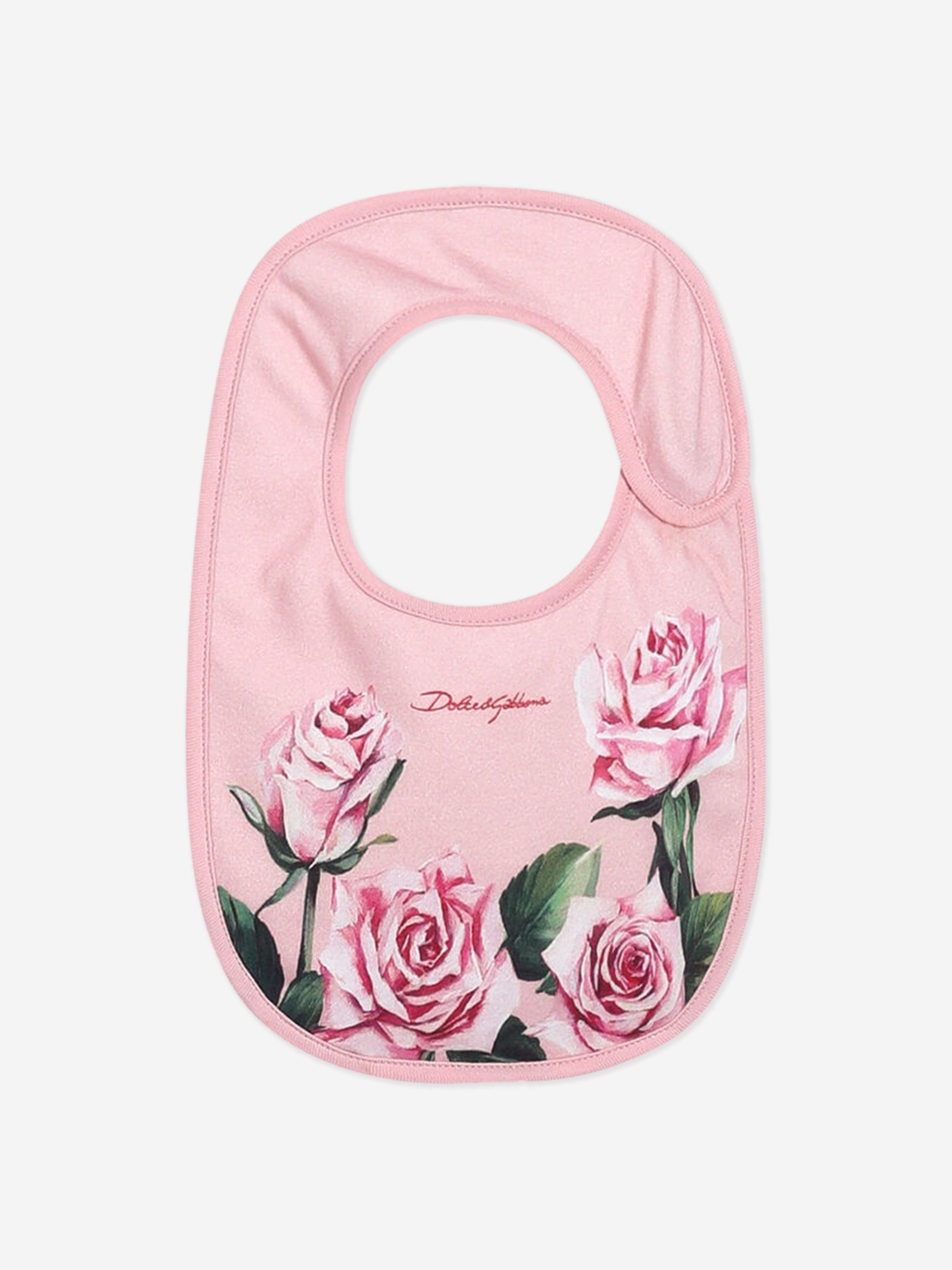 Pink Rose Print Baby Girls Romper Set - Soft & Comfortable Newborn Outfit for Photos, Parties & Everyday Wear