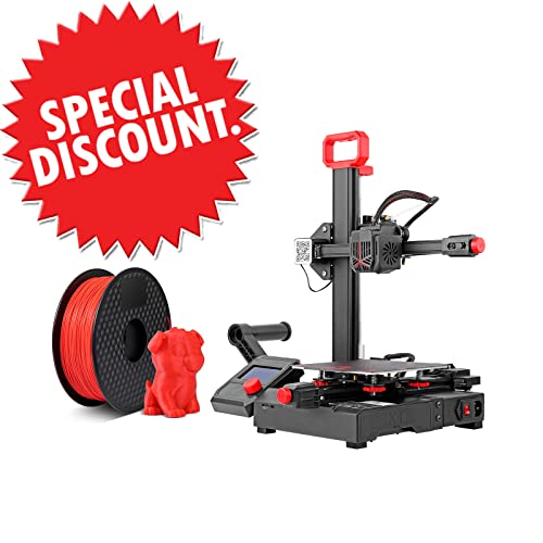 Creality Ender 2 Pro Plus 3D Printer with 1.75mm Red PLA Filament - Perfect for Home DIY, Prototyping & Educational Projects