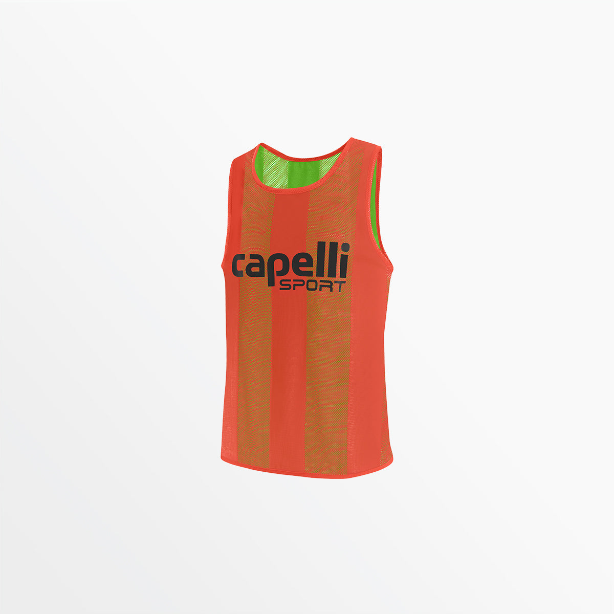 Reversible Tonal Stripe Practice Pinnie for Adults - Soccer, Basketball & Volleyball Training - Adjustable Sleeveless Vest for Men & Women