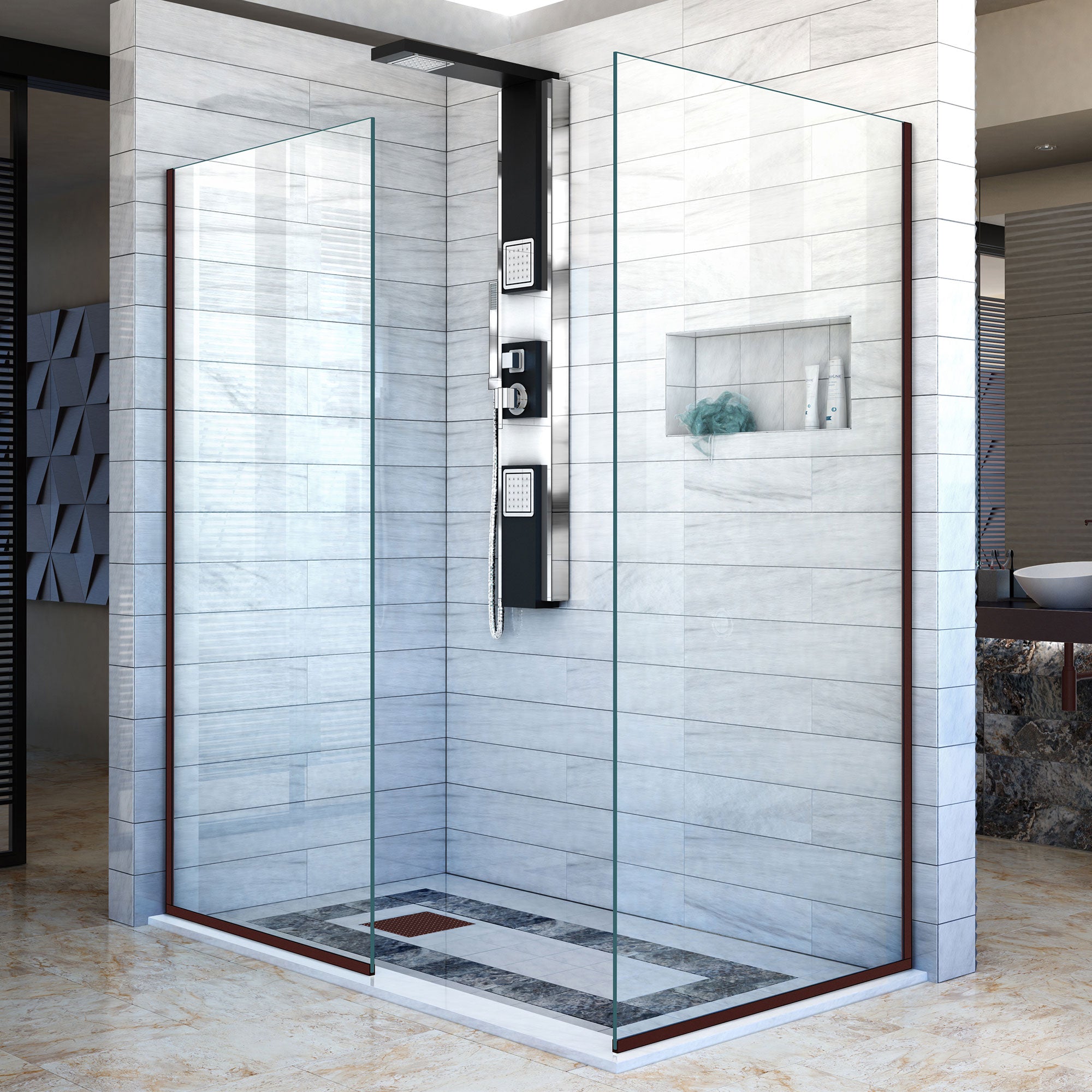 DreamLine Linea Frameless Shower Screens - 30