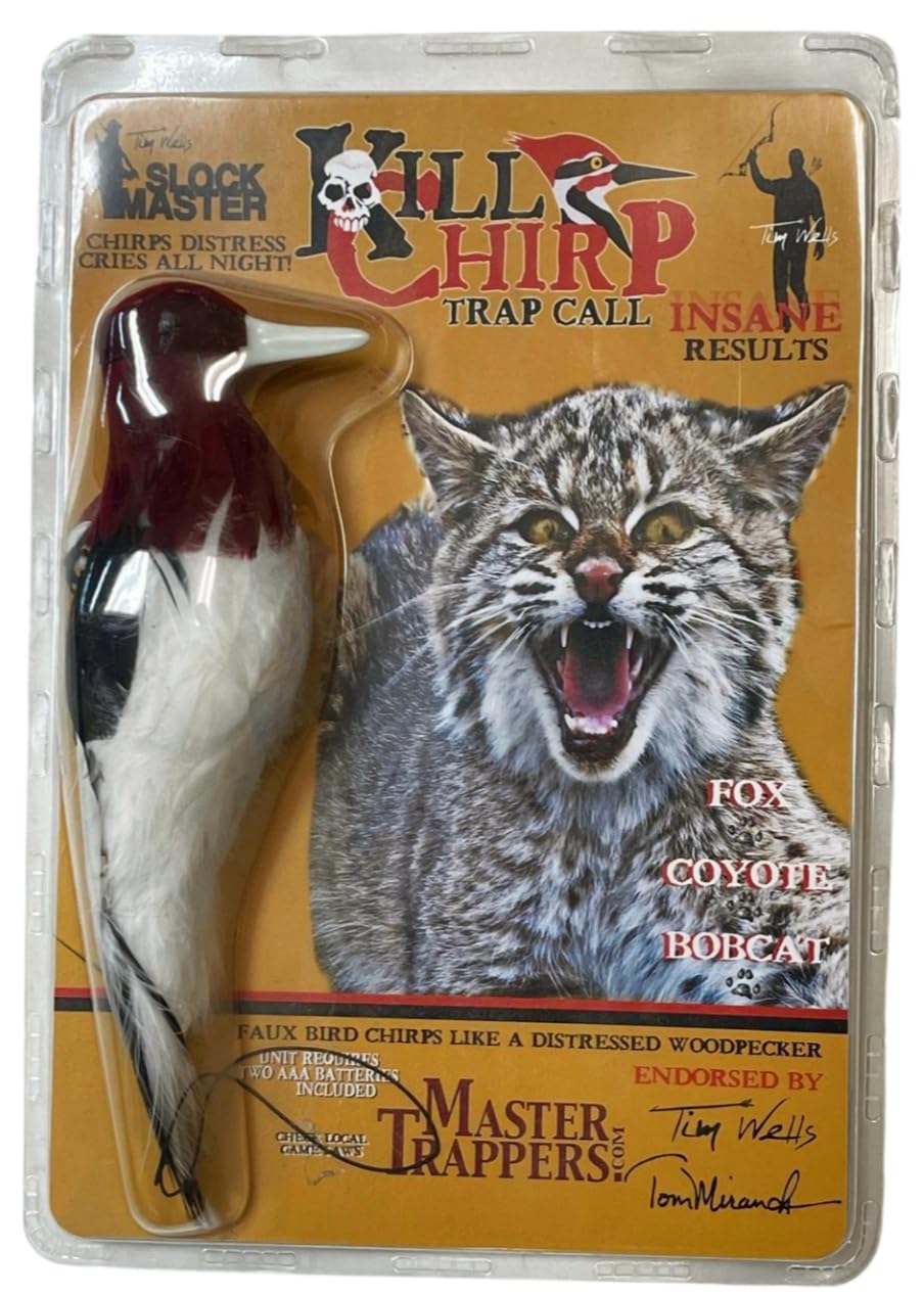 Kill Chirp Trap Bait Digital Caller - Professional Hunting Gear by Master Trappers Tom Miranda & Tim Wells | Perfect for Coyote, Fox & Predator Hunting