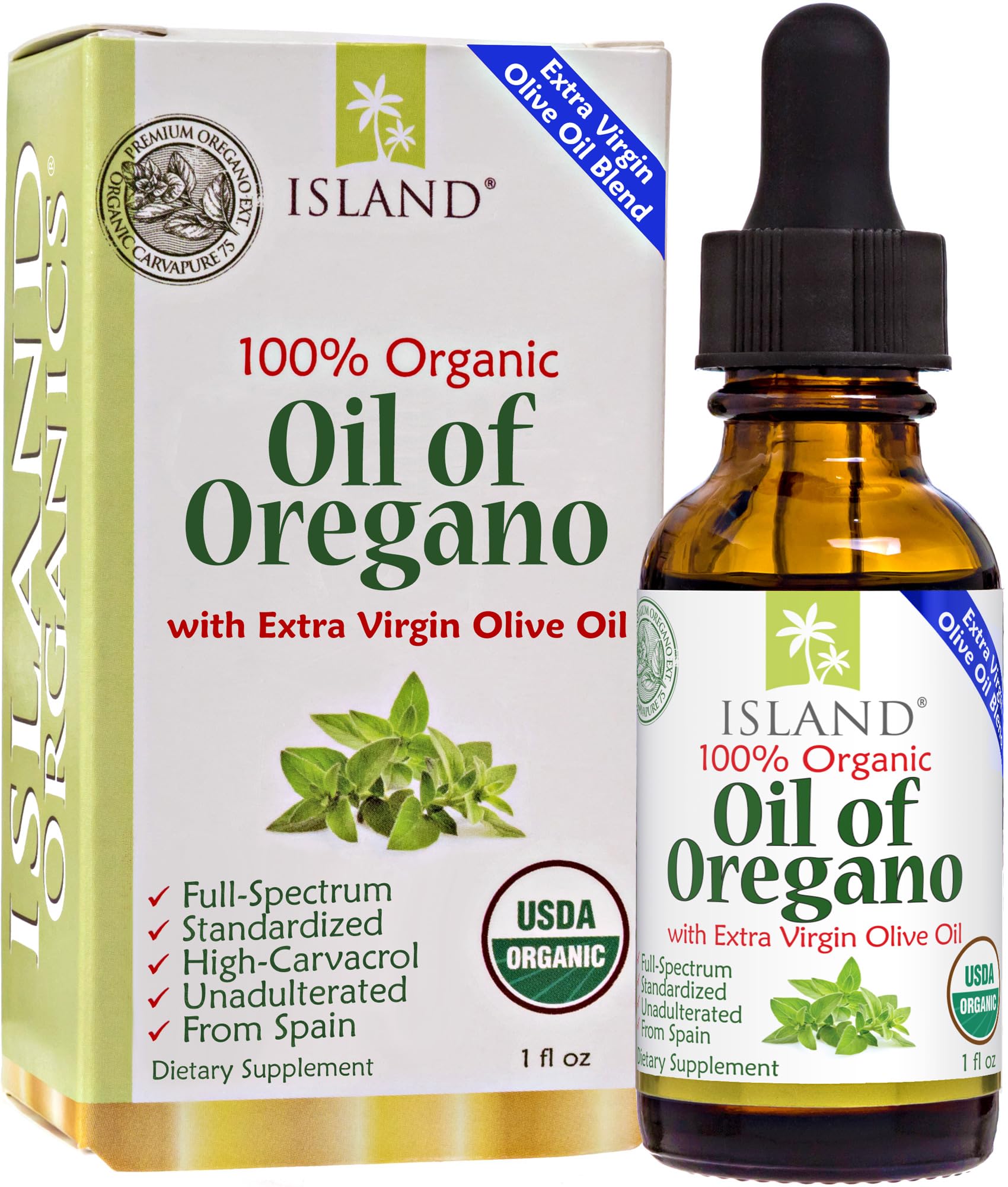 Organic Oregano Oil Drops (1 fl oz) - Pure Spanish-Grown Oregano & Olive Oil Blend for Immune Support, Digestive Health & Natural Wellness - Perfect for Cooking, Aromatherapy & DIY Remedies