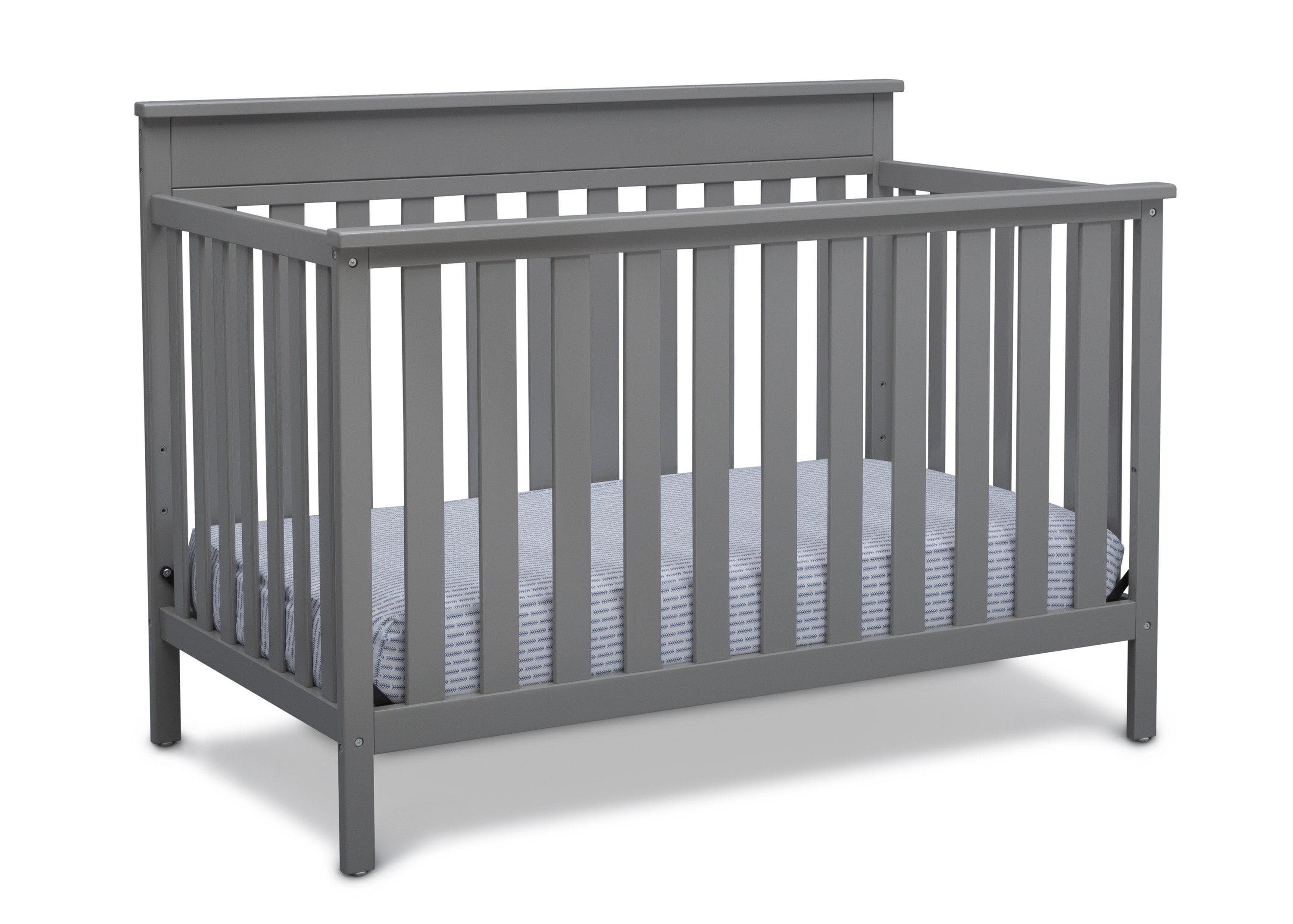 Kingswood 4-in-1 Convertible Baby Crib to Toddler Bed - Safe & Stylish Nursery Furniture for Newborns & Infants - Perfect for Bedrooms, Daycare & Nursery Decor