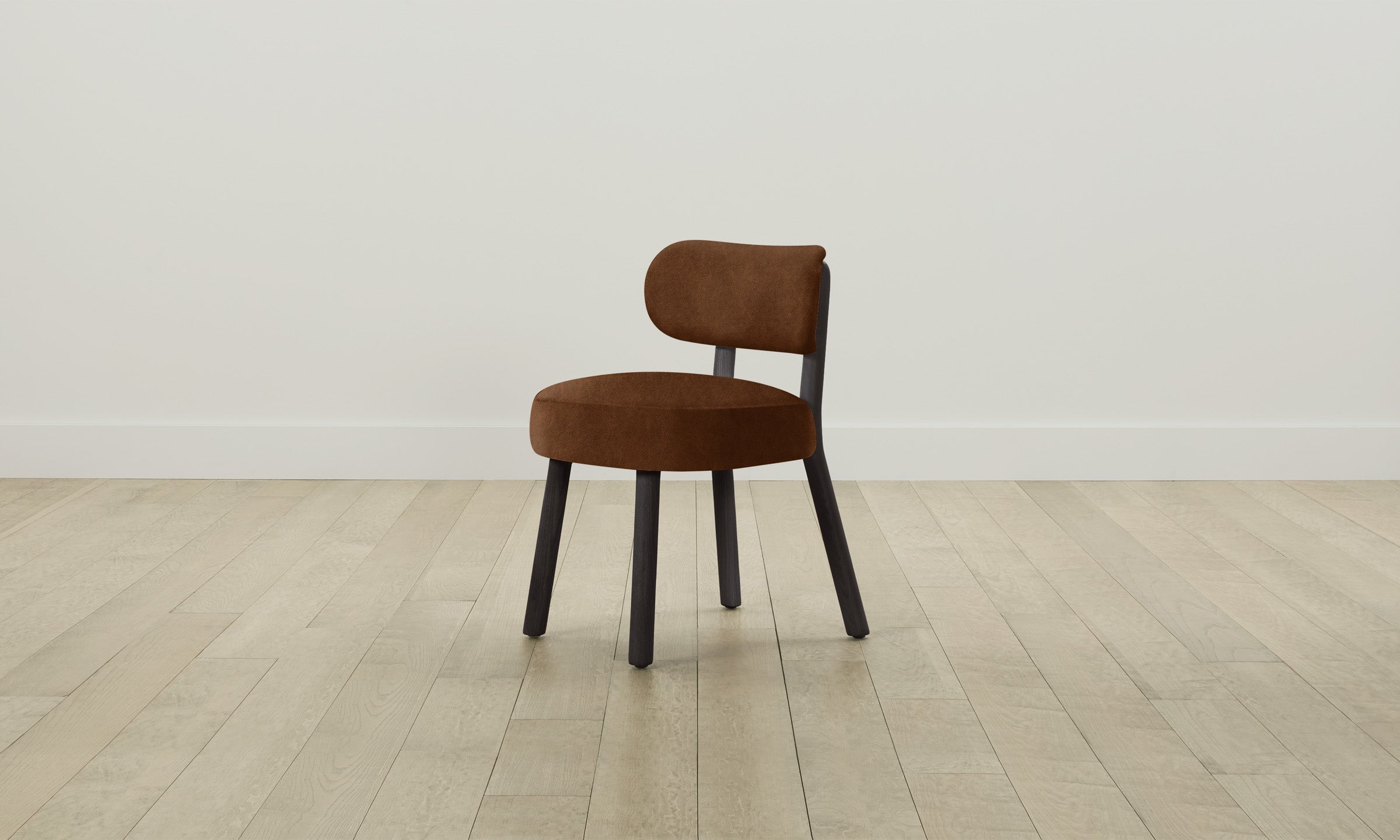 Premium Tuscan Leather Cognac Jane Dining Chair - Elegant & Comfortable for Home, Restaurant, and Office Use