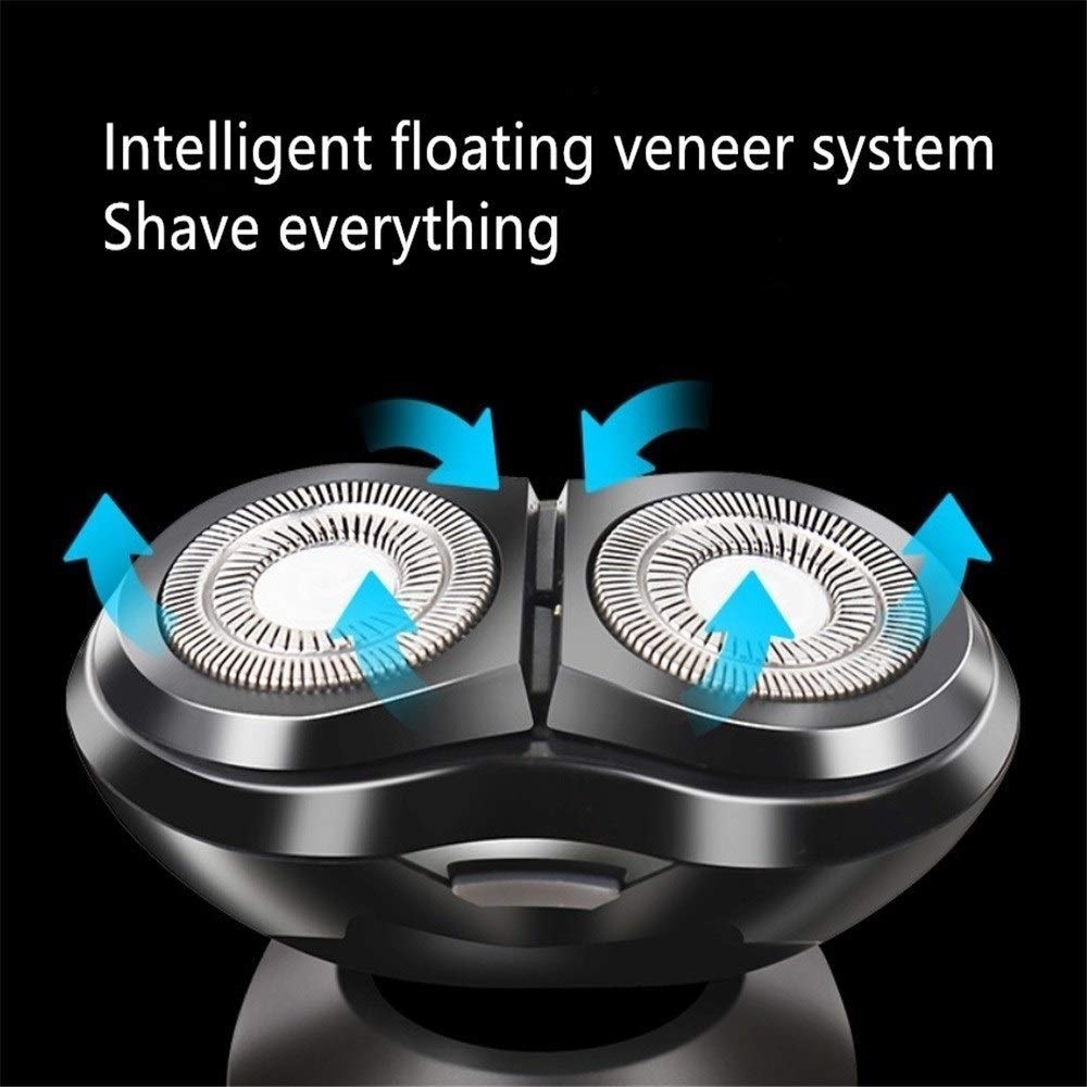 Rechargeable USB Electric Shaver for Men - 3-in-1 Multi-Function Trimmer & Razor - Perfect for Travel, Gym & Daily Grooming