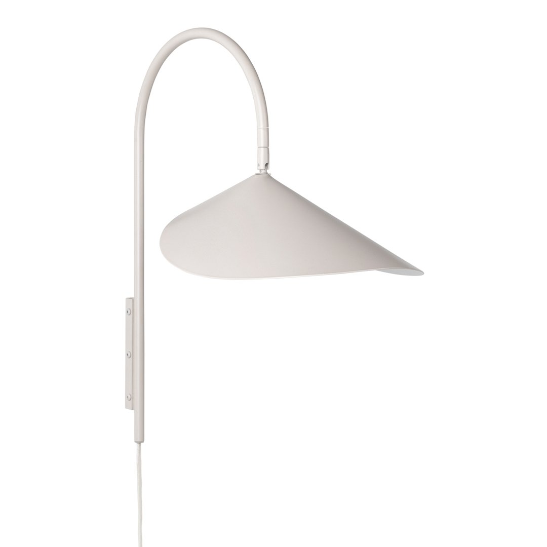 Ferm Living Wall Lamp - Modern Scandinavian Design, Plug-in or Hardwired, Indoor/Outdoor Use - Perfect for Bedroom, Living Room, or Patio Lighting
