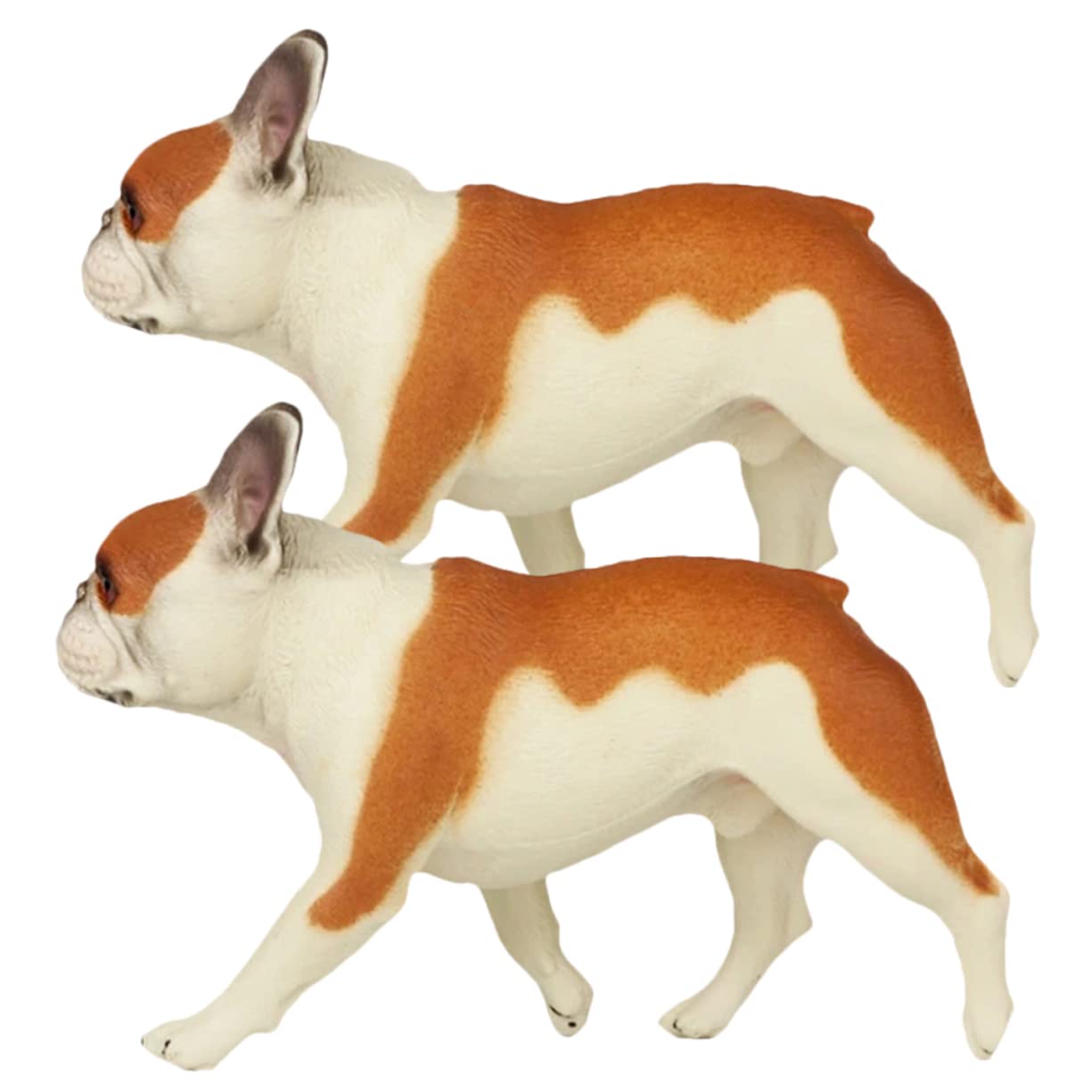 2pcs Felt Dog Ornaments - Miniature Puppy Dog Toys for Small Dogs, Desk Decor, Kids Playset, Doberman Stuffed Soldier Action Figures - Perfect for Pet Lovers, Home Decor, Birthday Gifts & Cake Toppers