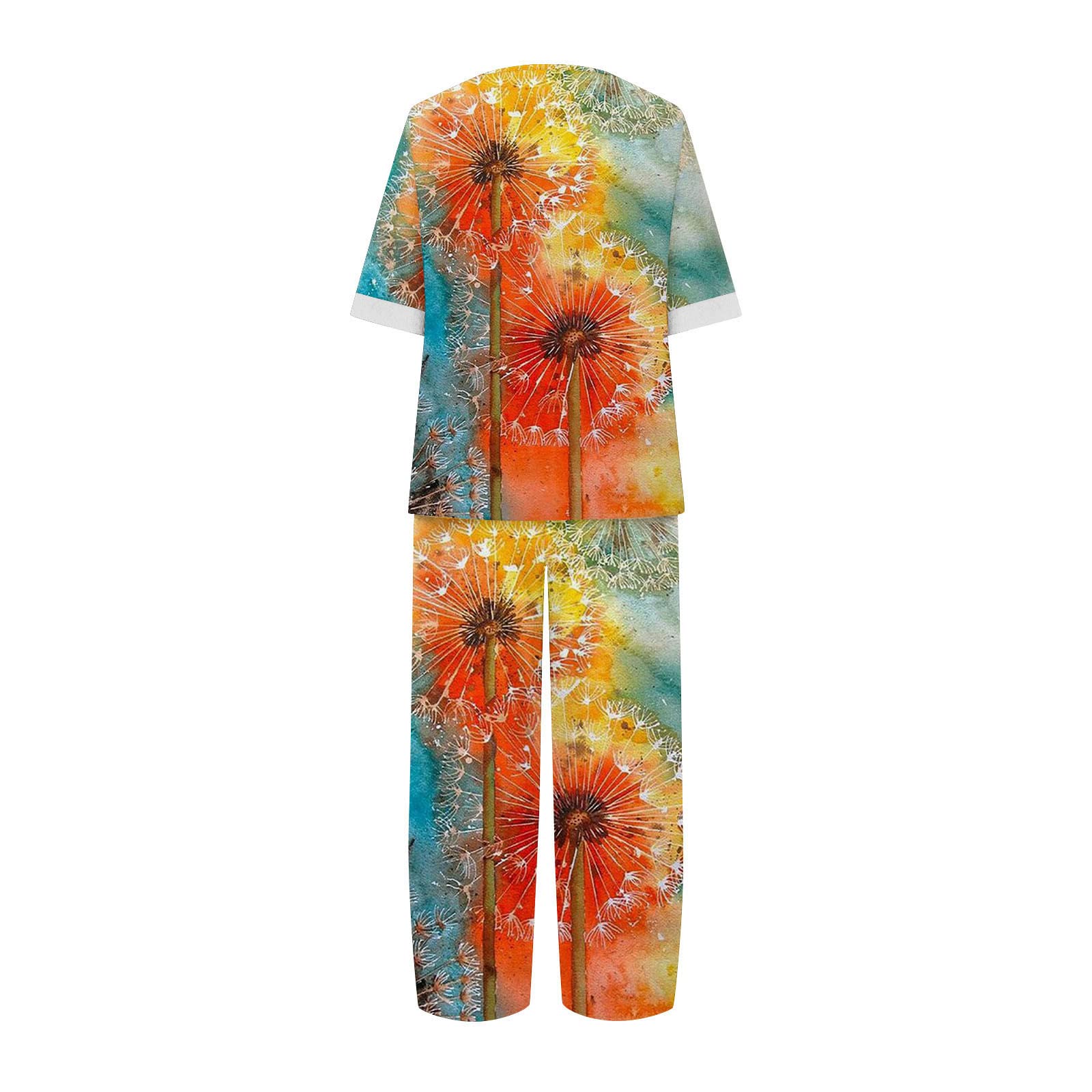 Women's Matching 2-Piece Sweatsuit Set - Comfy Lounge Wear & Vacation Outfits for Women | Plus Size Short Sets & Couple Pajamas | Perfect for Relaxing at Home, Traveling, or Casual Outings