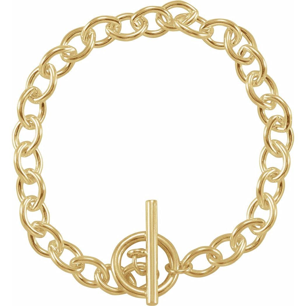 925 Sterling Silver Yellow Gold Plated 8