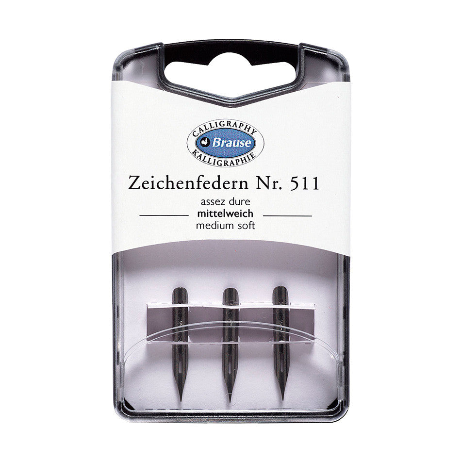 Brause Calligraphy Nib Set of 3 - Professional Drawing and Hand Lettering Pen Nibs for Artists, Beginners - Perfect for Wedding Invitations, Scrapbooking & Art Projects