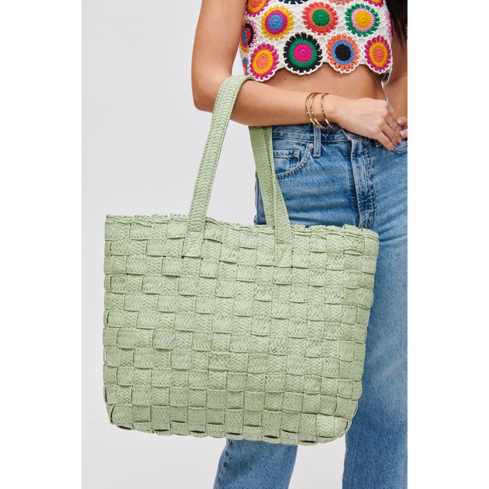 Freda Woven Tote Bag for Women - Stylish & Durable Handbag for Work, Travel & Shopping | Perfect as Laptop Bag, Beach Tote & Everyday Purse